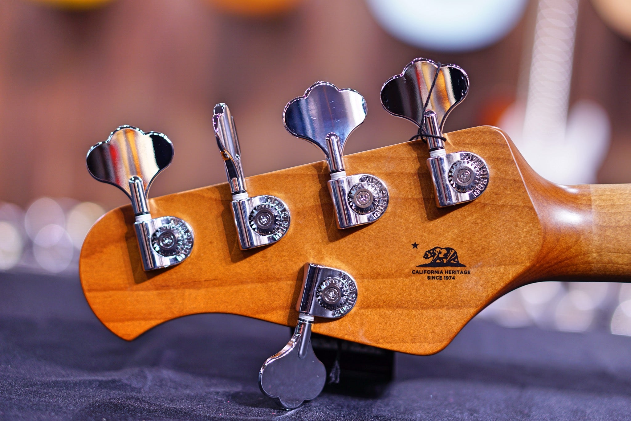 Ernie Ball Music Man StingRay Special 5 H Bass Guitar - Frost Green Pearl with Maple F95601 - HIENDGUITAR Musicman bass