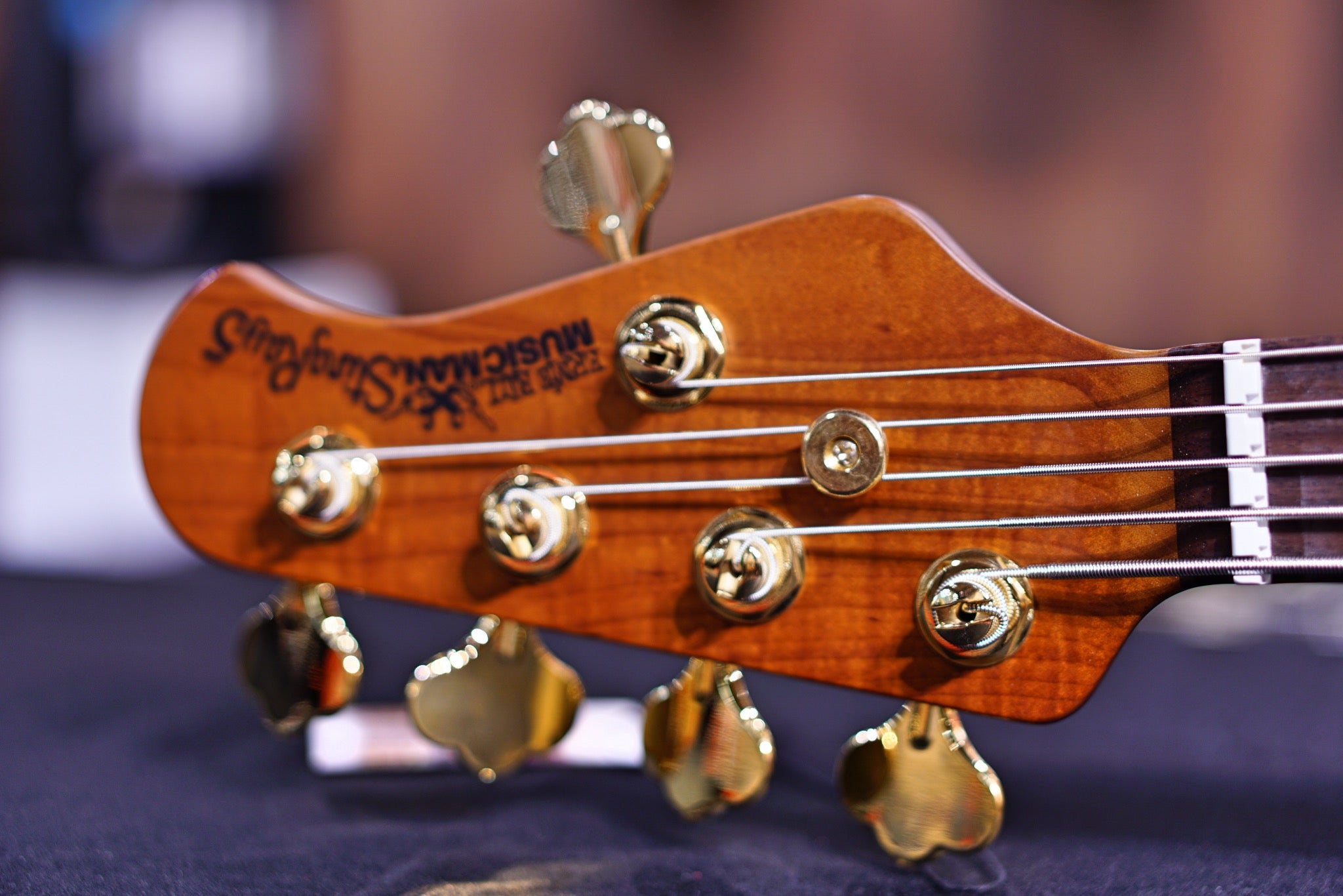 Ernie Ball Music Man StingRay Special 5 H Bass Guitar - Amethyst Sparkle with Rosewood Fingerboard F94930 - HIENDGUITAR Musicman bass