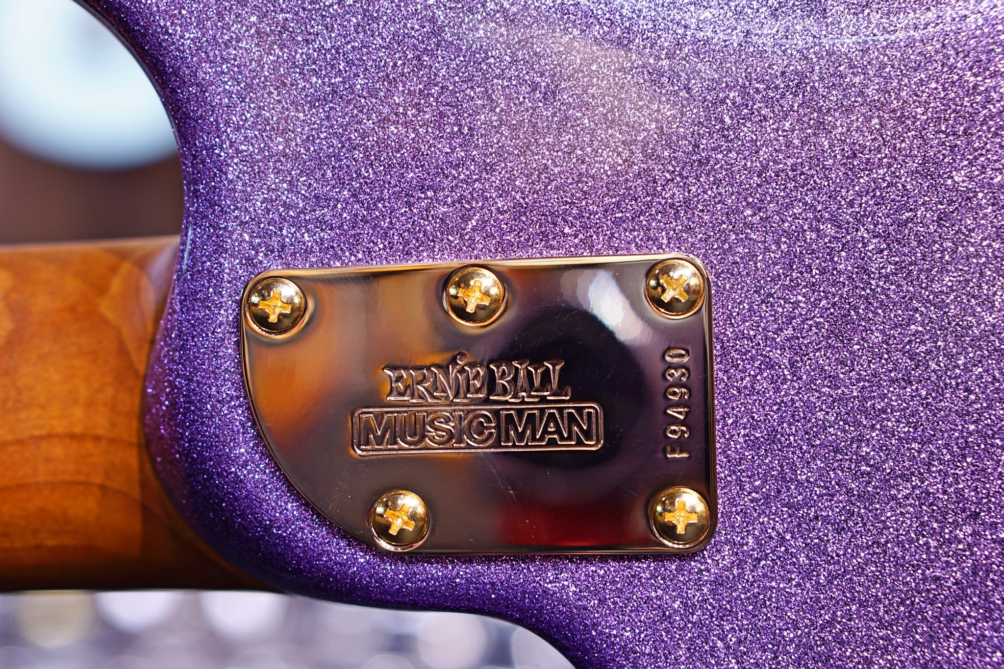 Ernie Ball Music Man StingRay Special 5 H Bass Guitar - Amethyst Sparkle with Rosewood Fingerboard F94930 - HIENDGUITAR Musicman bass