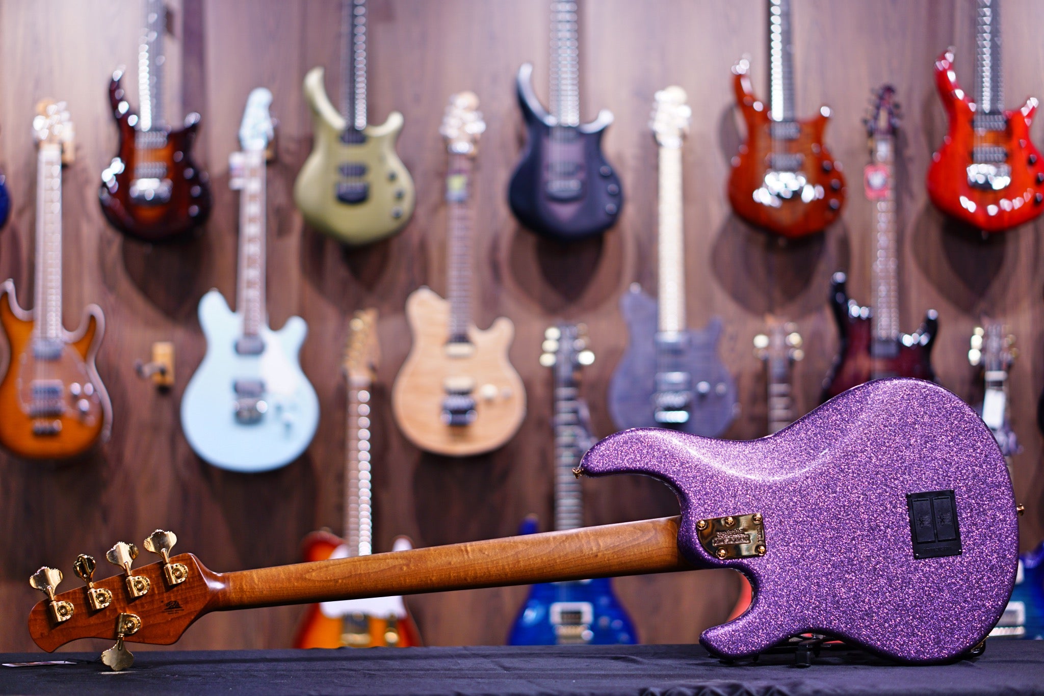 Ernie Ball Music Man StingRay Special 5 H Bass Guitar - Amethyst Sparkle with Rosewood Fingerboard F94930 - HIENDGUITAR Musicman bass