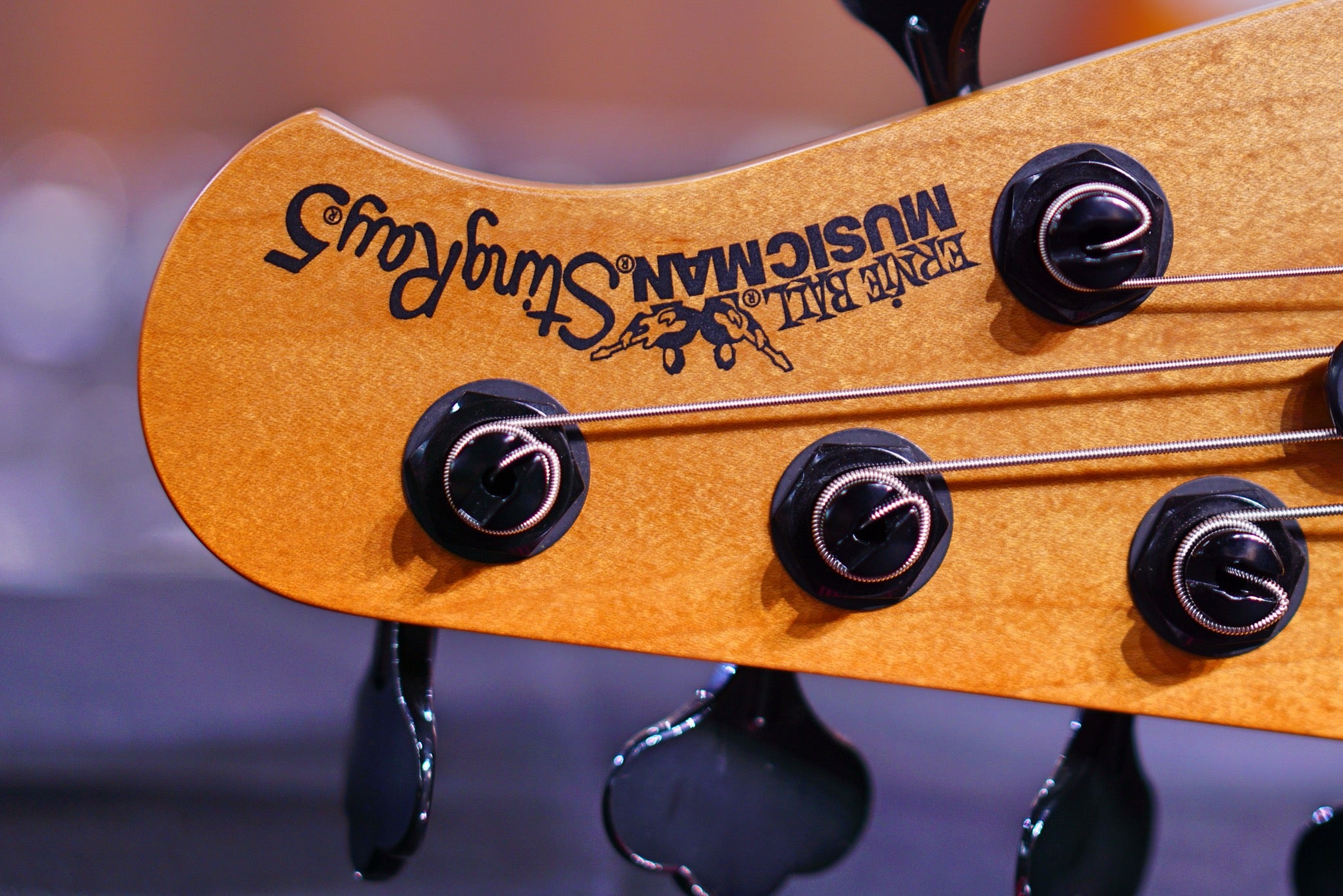 Ernie Ball Music Man StingRay Special 5 HH Bass Guitar - Speed Blue with Rosewood F96539Fingerboard - HIENDGUITAR Musicman bass