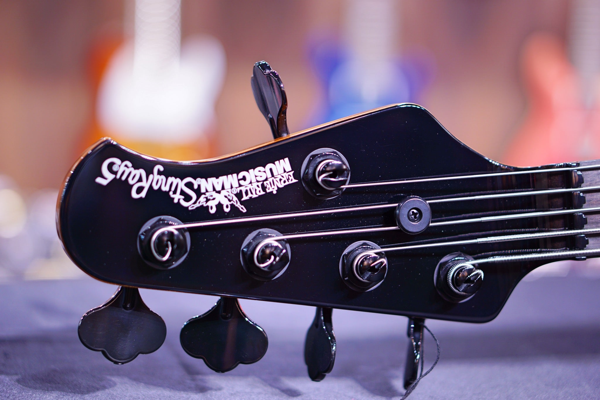 Ernie Ball Music Man StingRay Special 5 H Bass Guitar - Raspberry Burst with Ebony Fingerboard F96484 - HIENDGUITAR Musicman bass