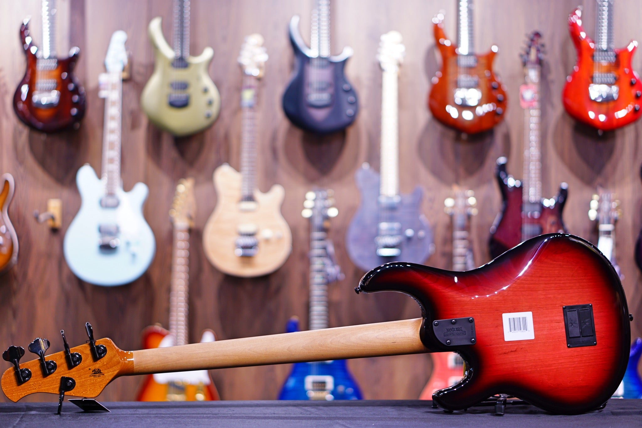 Ernie Ball Music Man StingRay Special 5 H Bass Guitar - Raspberry Burst with Ebony Fingerboard F96484 - HIENDGUITAR Musicman bass