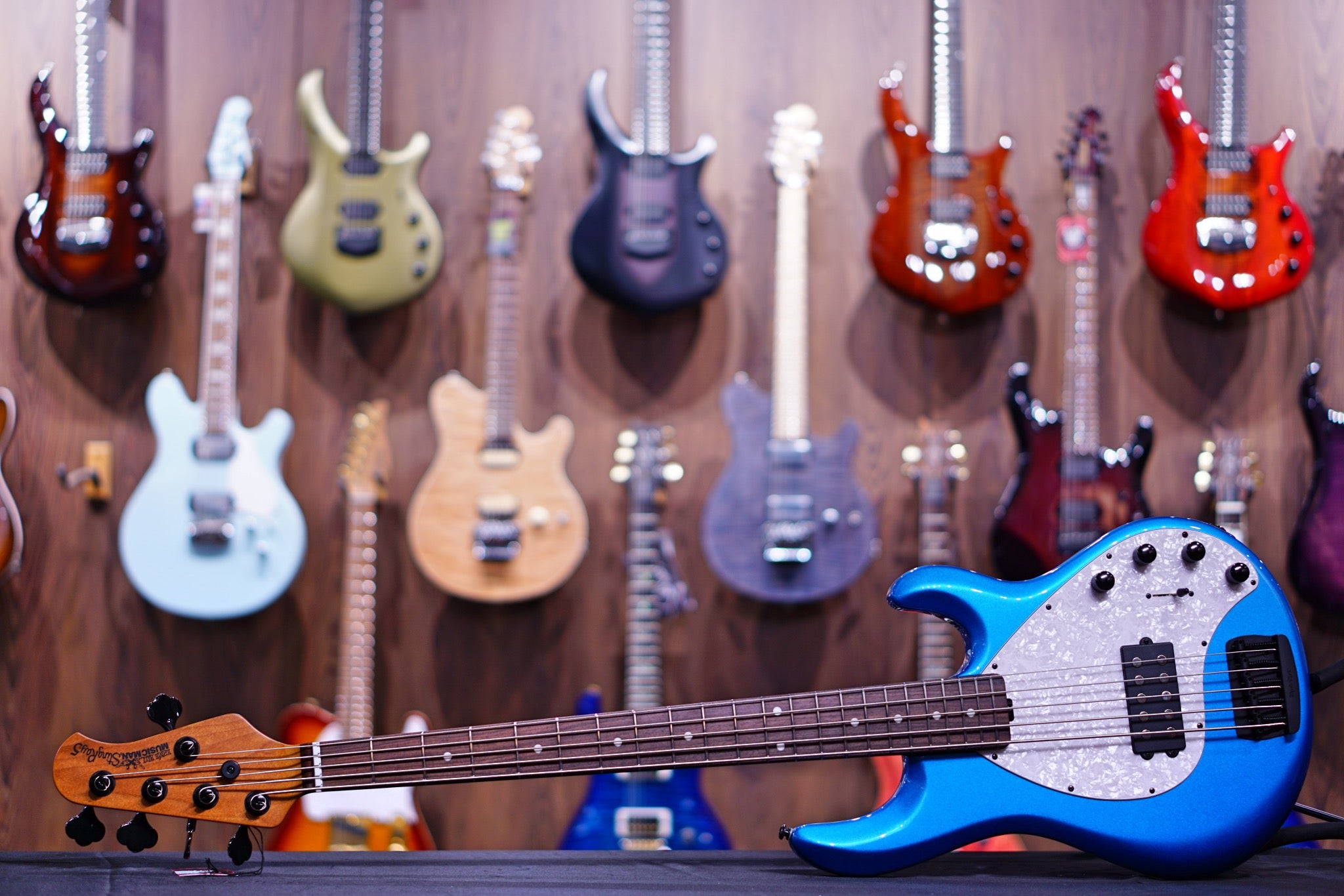 Ernie Ball Music Man StingRay Special 5 Bass Guitar - Speed Blue with Rosewood Fingerboard F96541 - HIENDGUITAR Musicman bass