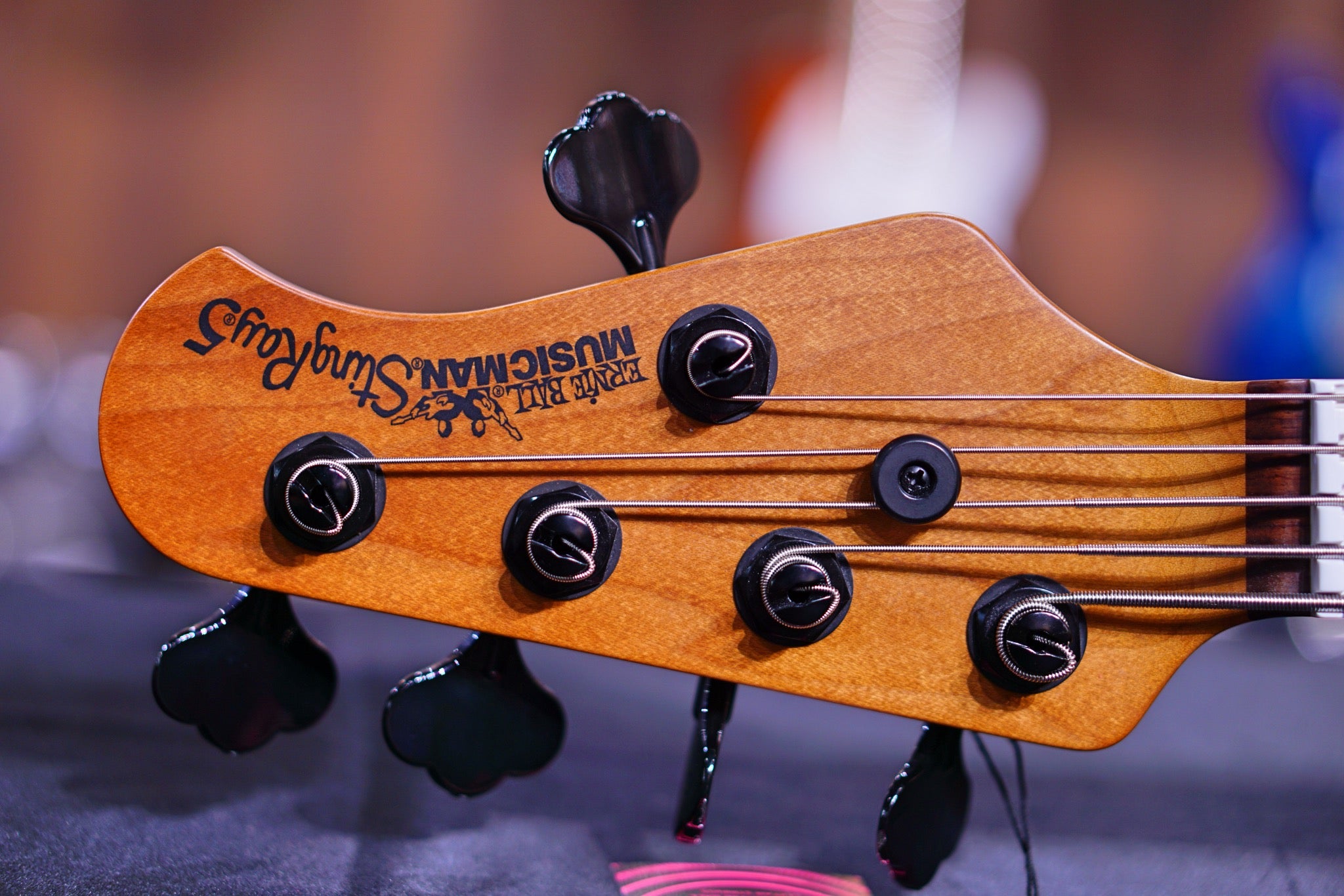 Ernie Ball Music Man StingRay Special 5 Bass Guitar - Speed Blue with Rosewood Fingerboard F96541 - HIENDGUITAR Musicman bass