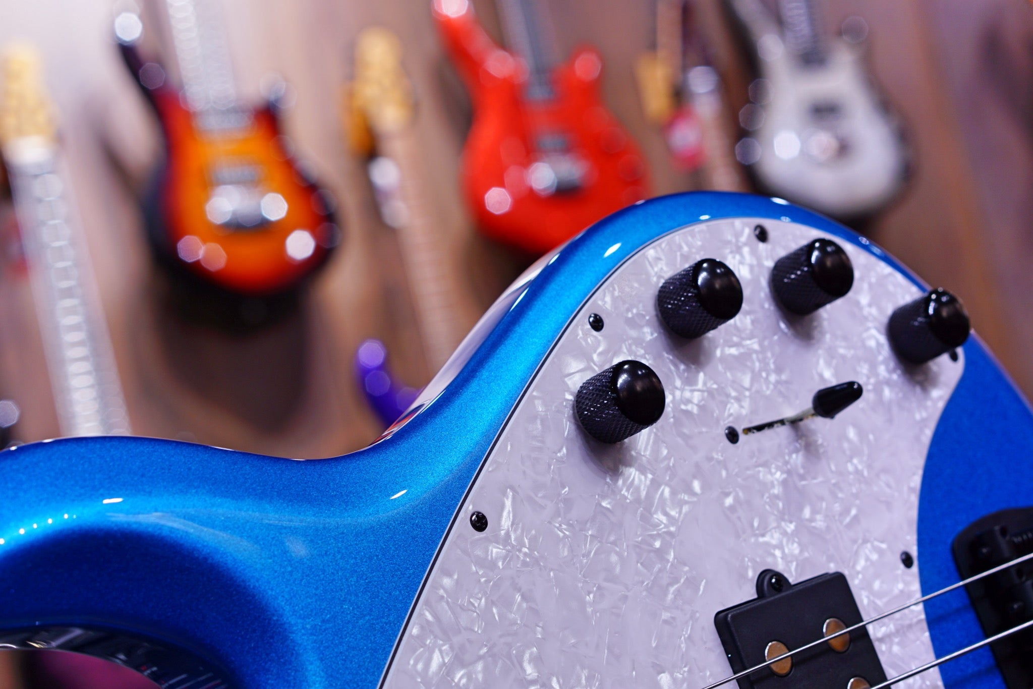 Ernie Ball Music Man StingRay Special 5 Bass Guitar - Speed Blue with Rosewood Fingerboard F96541 - HIENDGUITAR Musicman bass