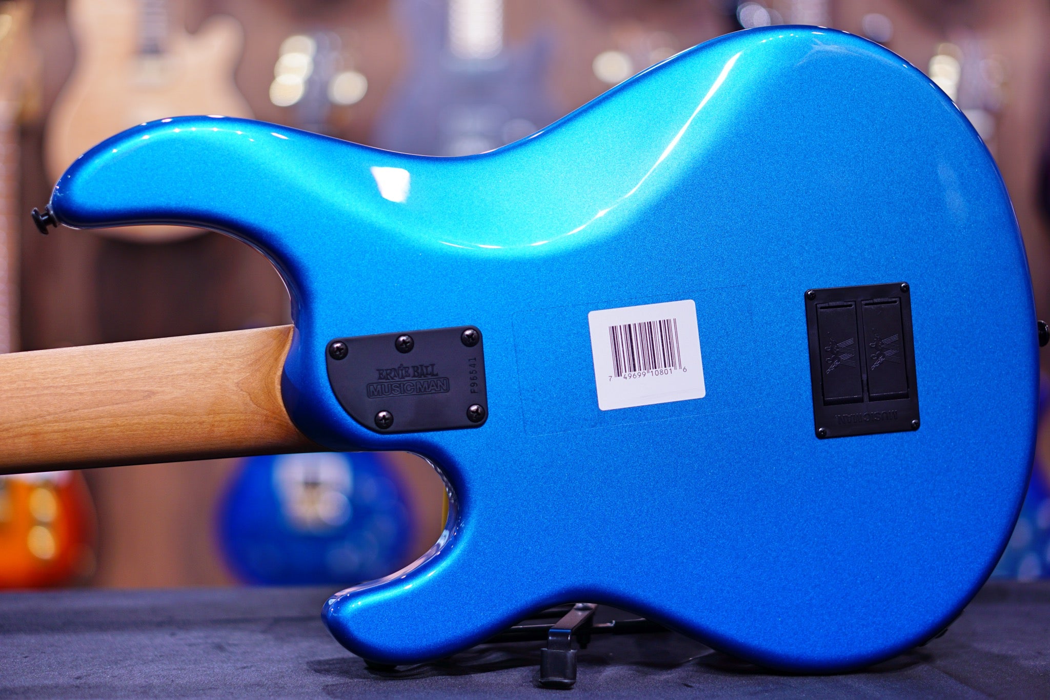 Ernie Ball Music Man StingRay Special 5 Bass Guitar - Speed Blue with Rosewood Fingerboard F96541 - HIENDGUITAR Musicman bass