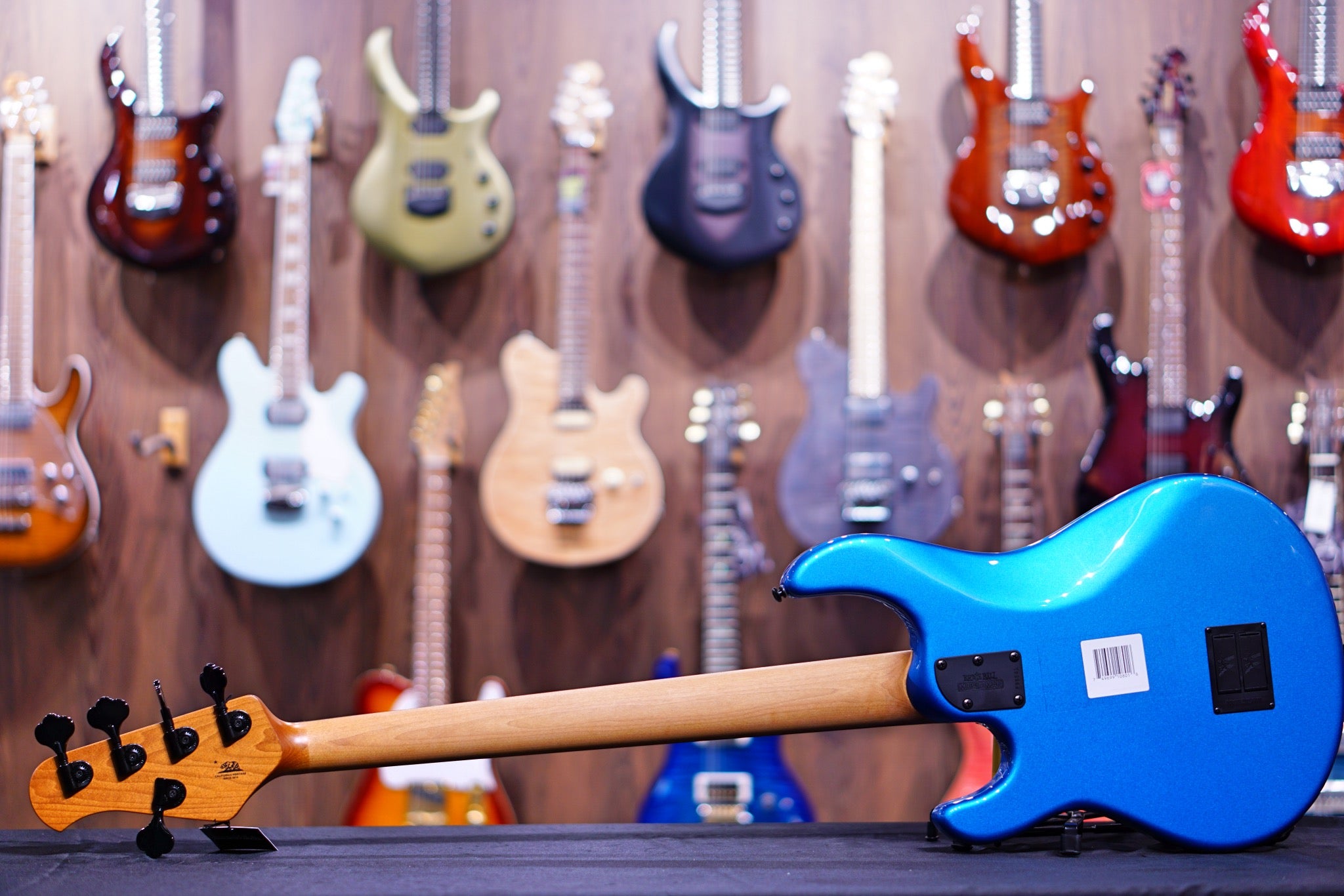 Ernie Ball Music Man StingRay Special 5 Bass Guitar - Speed Blue with Rosewood Fingerboard F96541 - HIENDGUITAR Musicman bass