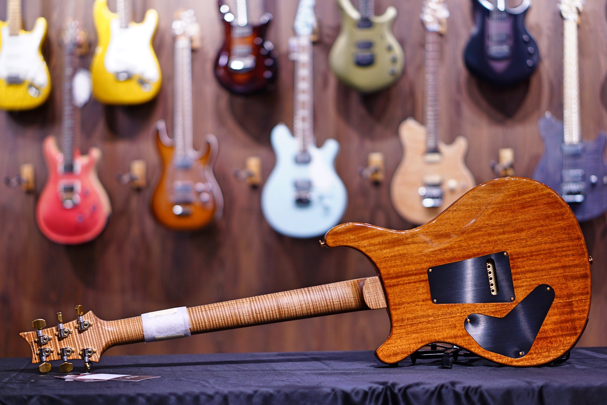 PRS Custom 24 Piezo wood library Blue Green Torrefied maple neck run 0334832 - HIENDGUITAR PRS GUITAR