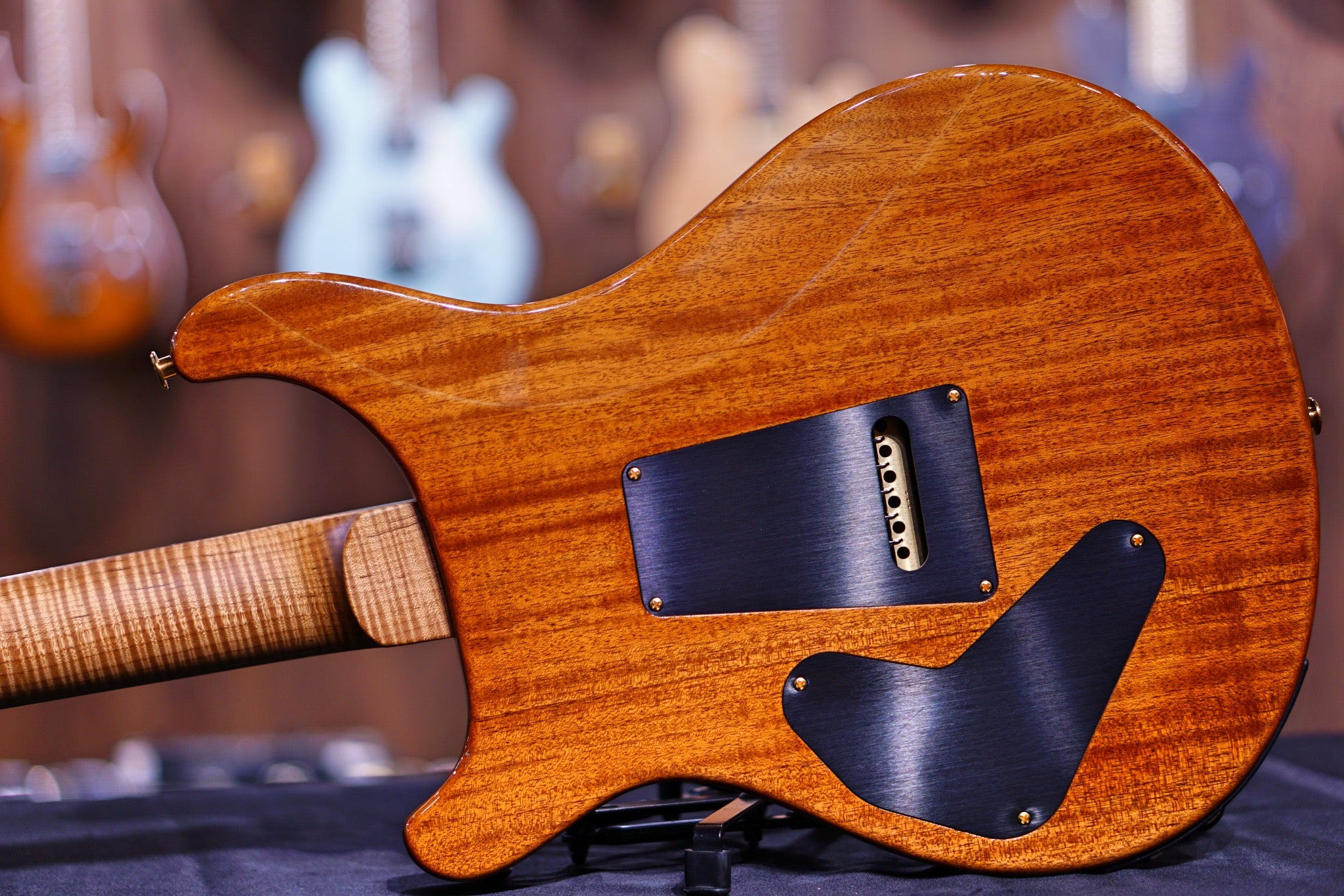 PRS Custom 24 Piezo wood library Blue Green Torrefied maple neck run 0334832 - HIENDGUITAR PRS GUITAR