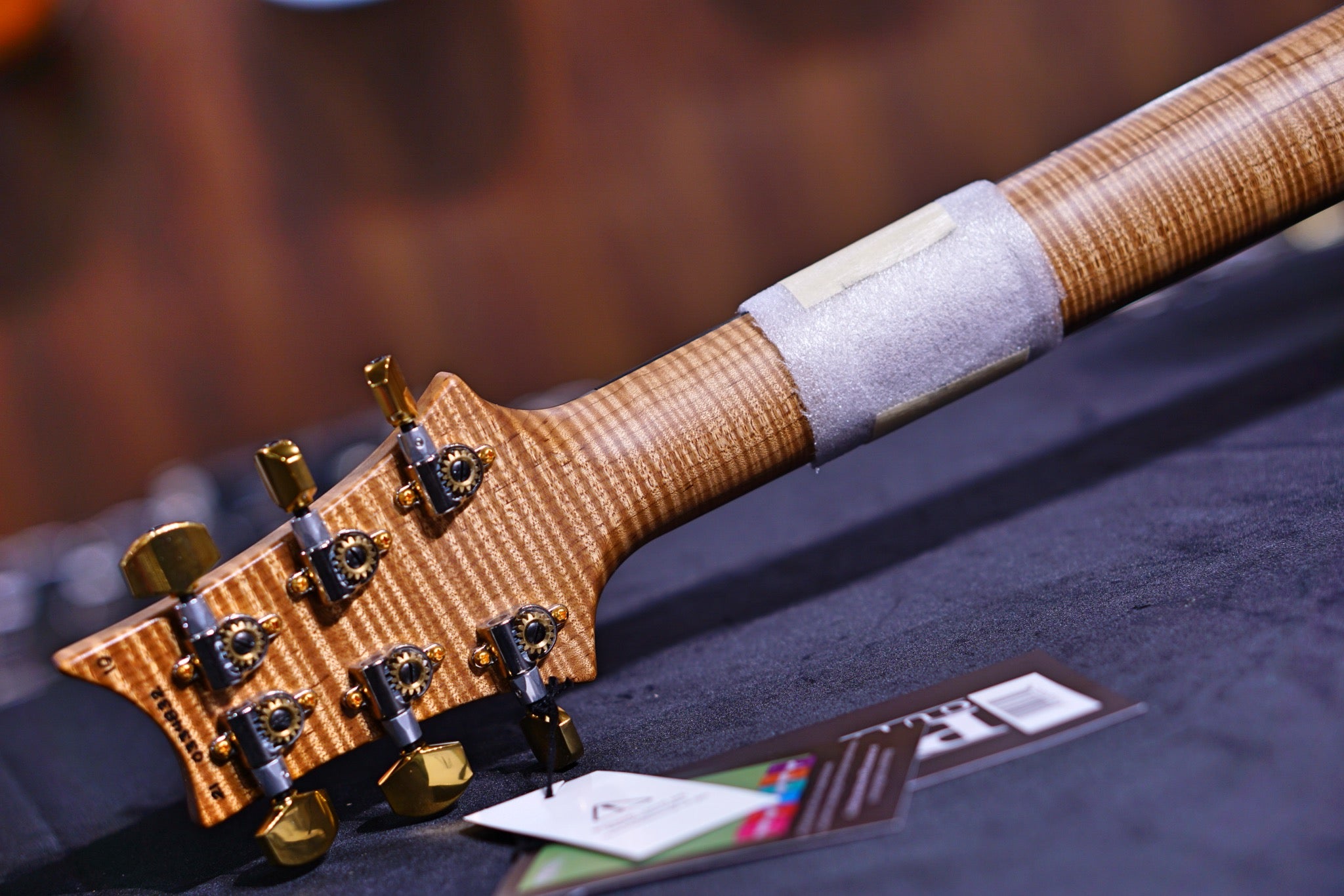 PRS Custom 24 Piezo wood library Blue Green Torrefied maple neck run 0334832 - HIENDGUITAR PRS GUITAR