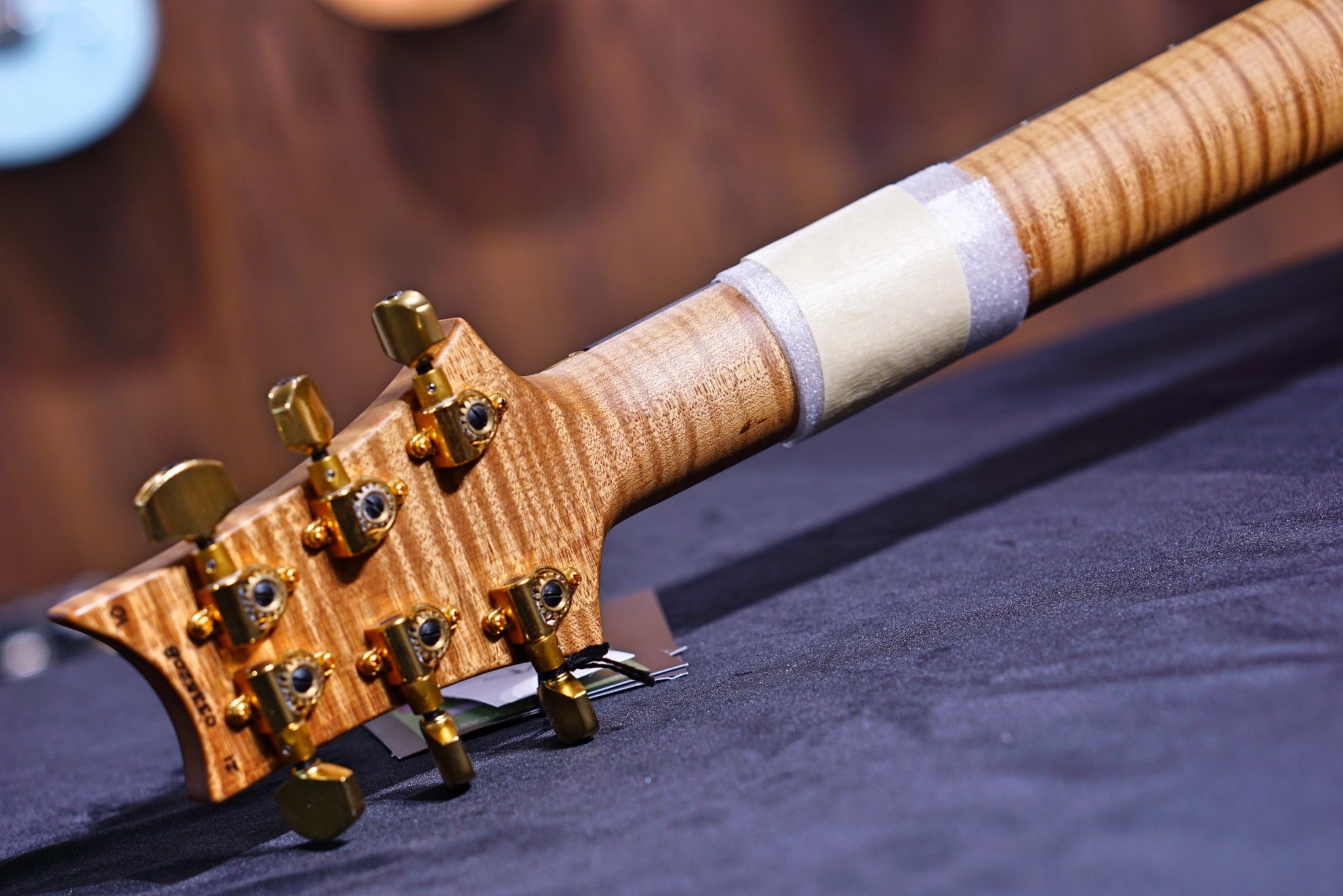 PRS Custom 24 Floyd wood library charcoal burst Torrefied maple neck run 0335208 - HIENDGUITAR PRS GUITAR