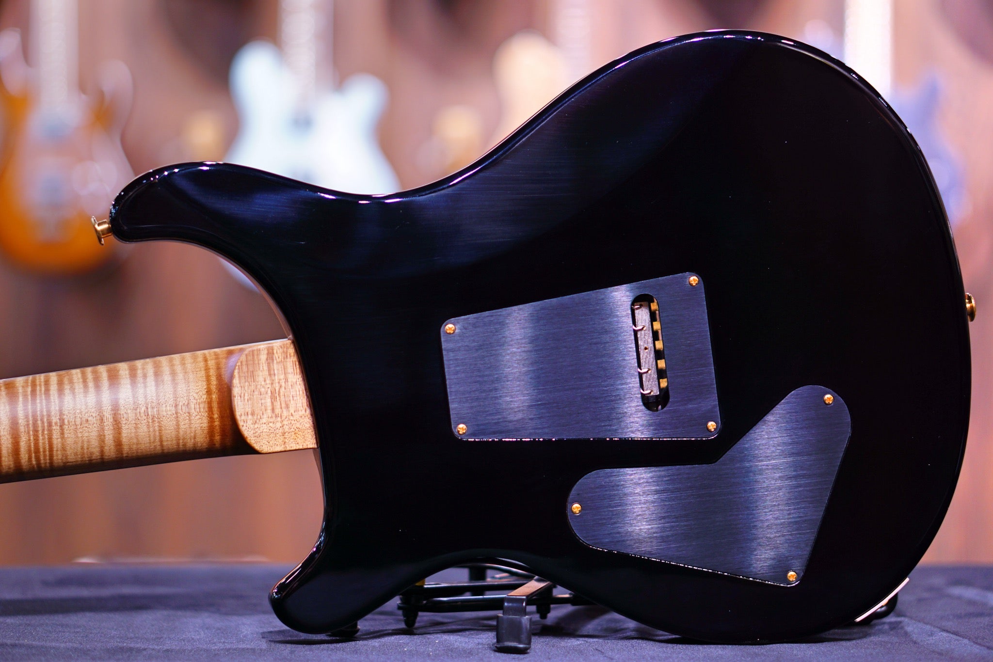 PRS Custom 24 Floyd wood library charcoal burst Torrefied maple neck run 0335208 - HIENDGUITAR PRS GUITAR