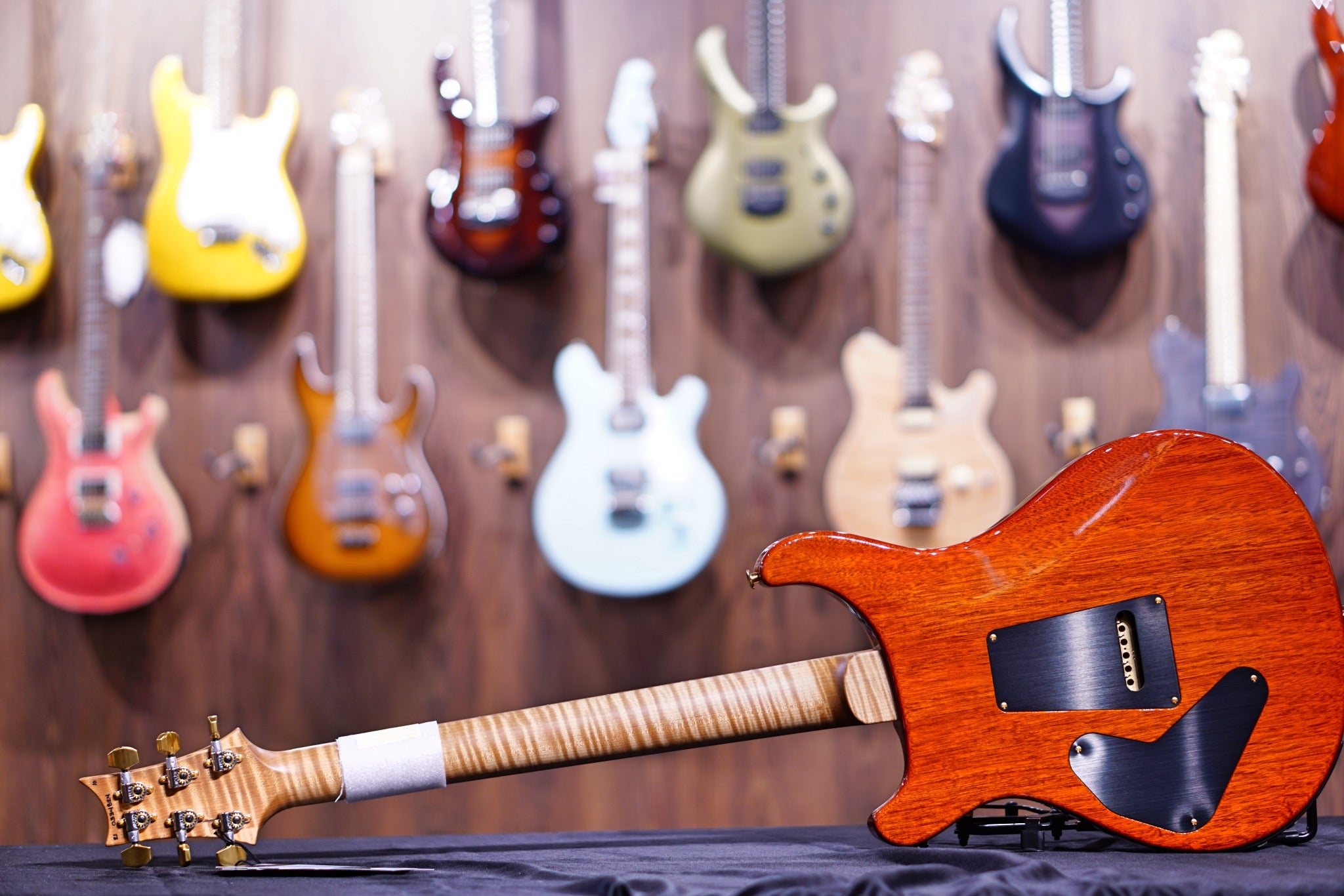 PRS Custom 24 Piezo wood library autumn sky Torrefied maple neck run 0334824 - HIENDGUITAR PRS GUITAR