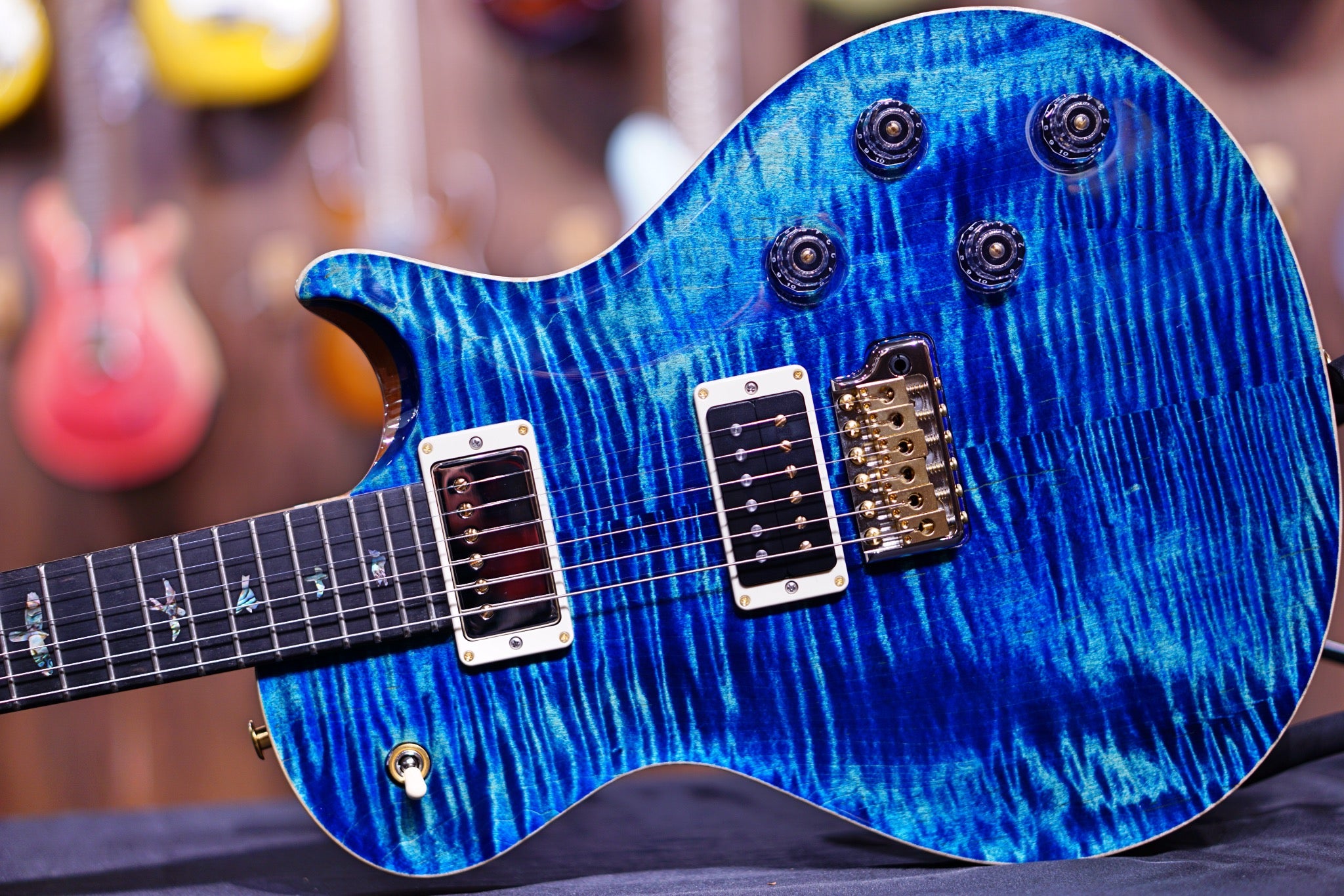 PRS Tremonti wood library river blue torrefied maple neck run 0335213 - HIENDGUITAR PRS GUITAR