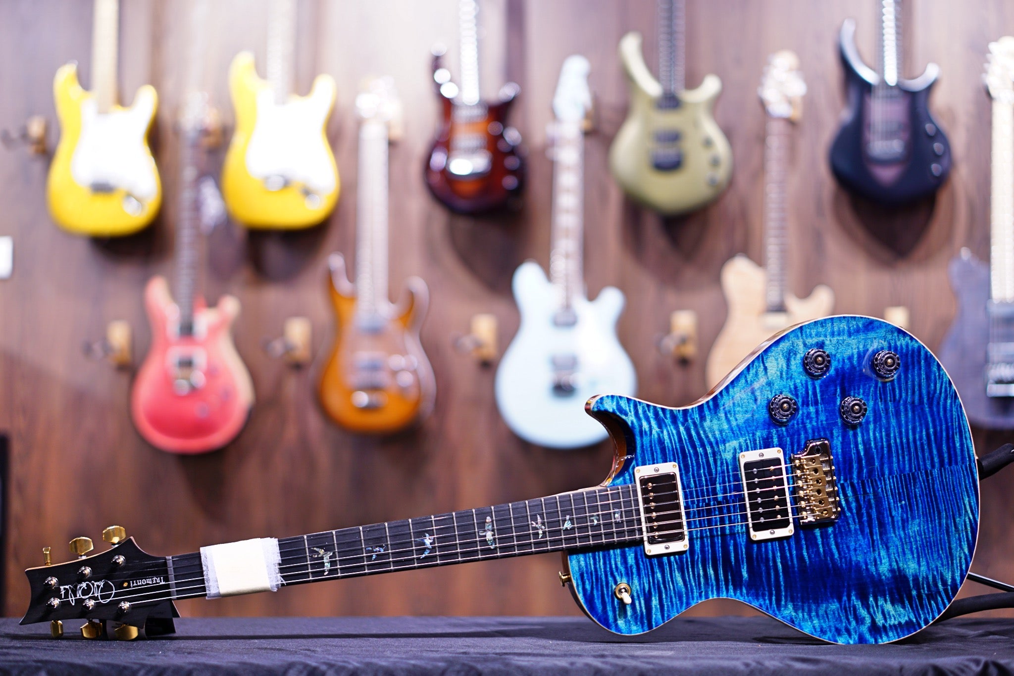 PRS Tremonti wood library river blue torrefied maple neck run 0335213 - HIENDGUITAR PRS GUITAR