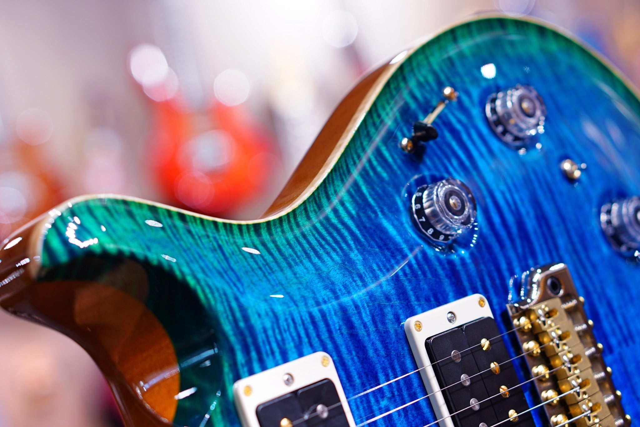 PRS Custom 24 Piezo wood library matteo verde Torrefied maple neck run 0334829 - HIENDGUITAR PRS GUITAR