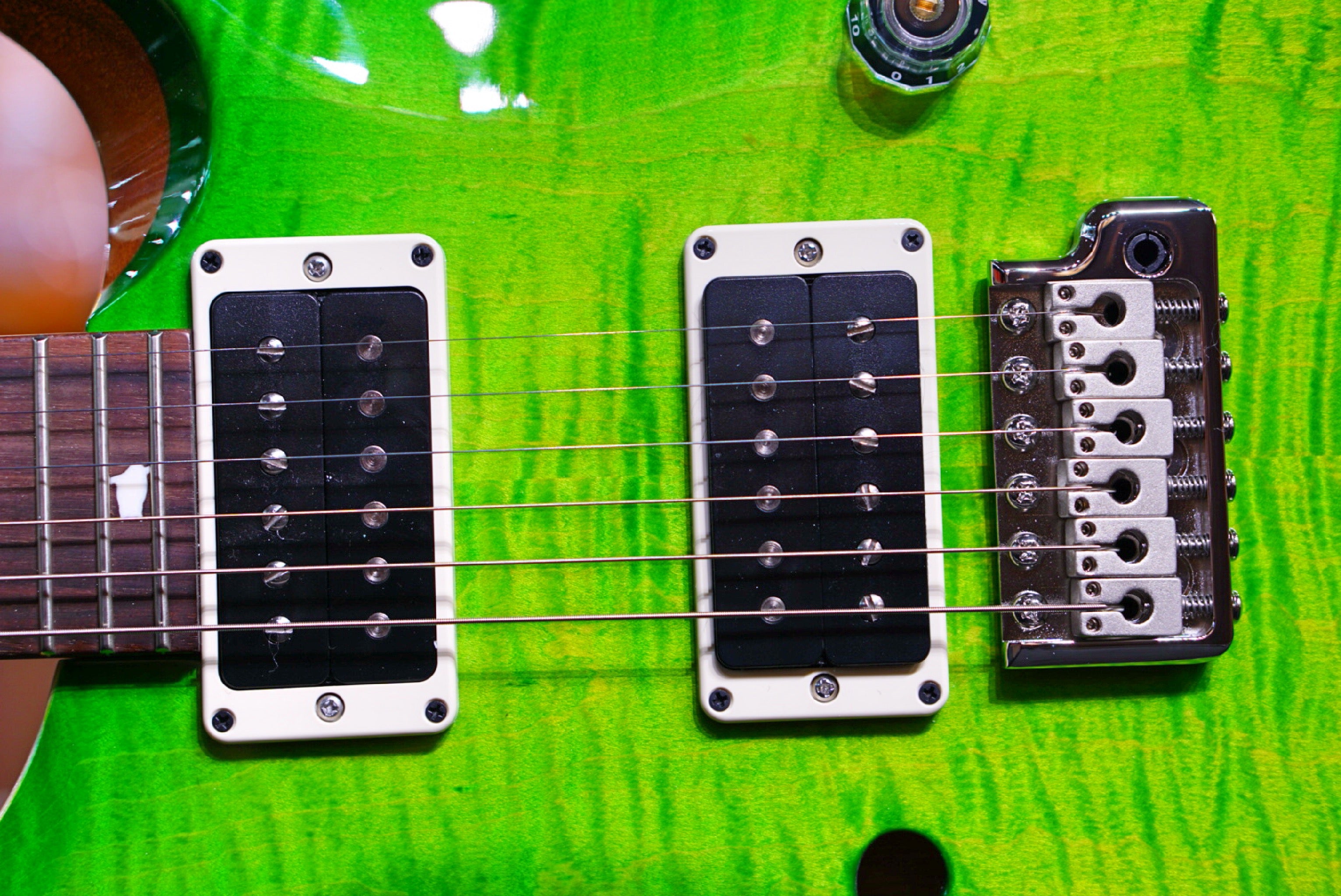 PRS CE24 Semi hollow eriza verde 0333968 - HIENDGUITAR PRS GUITAR