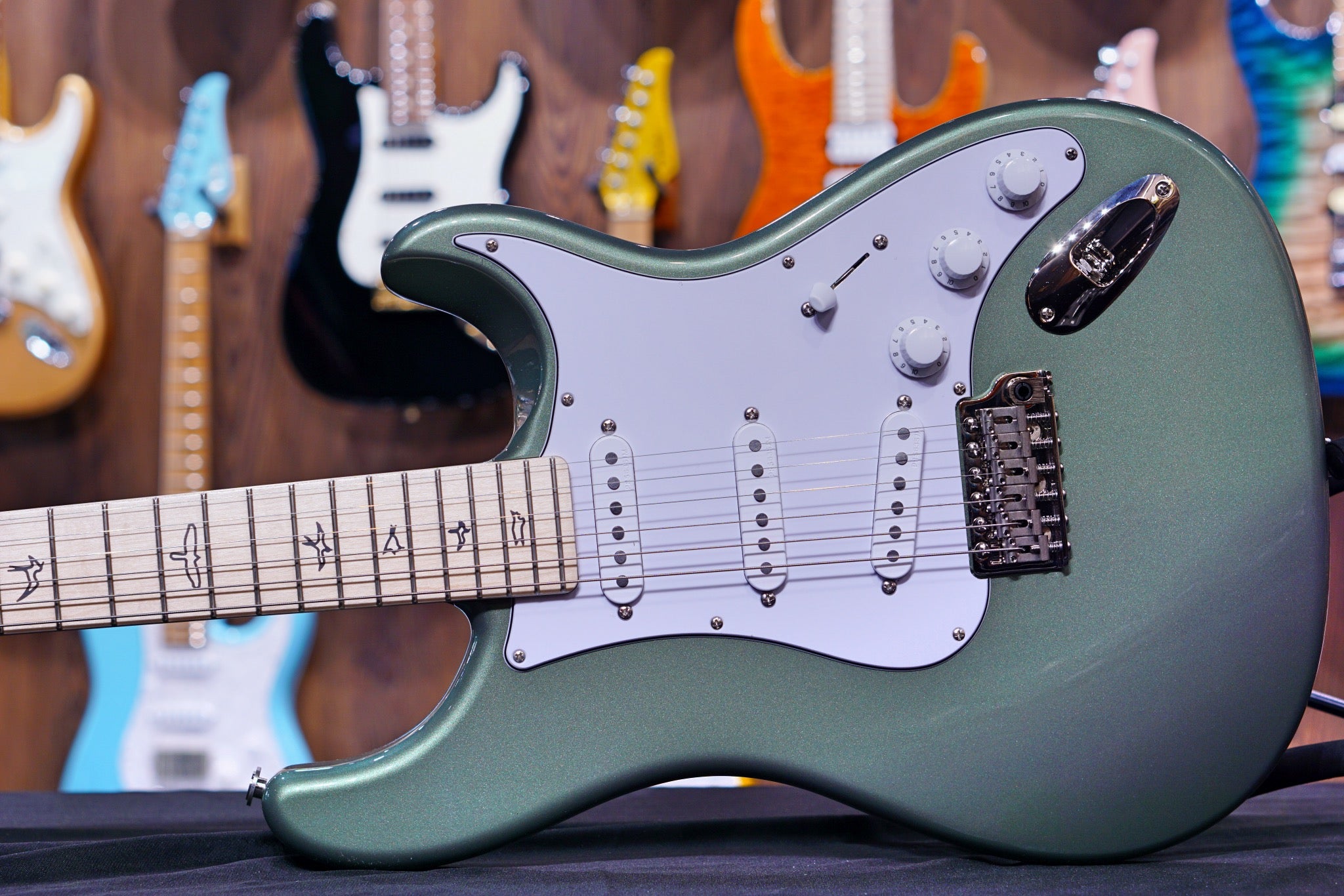 PRS Silver Sky - Orion green Maple - HIENDGUITAR PRS GUITAR