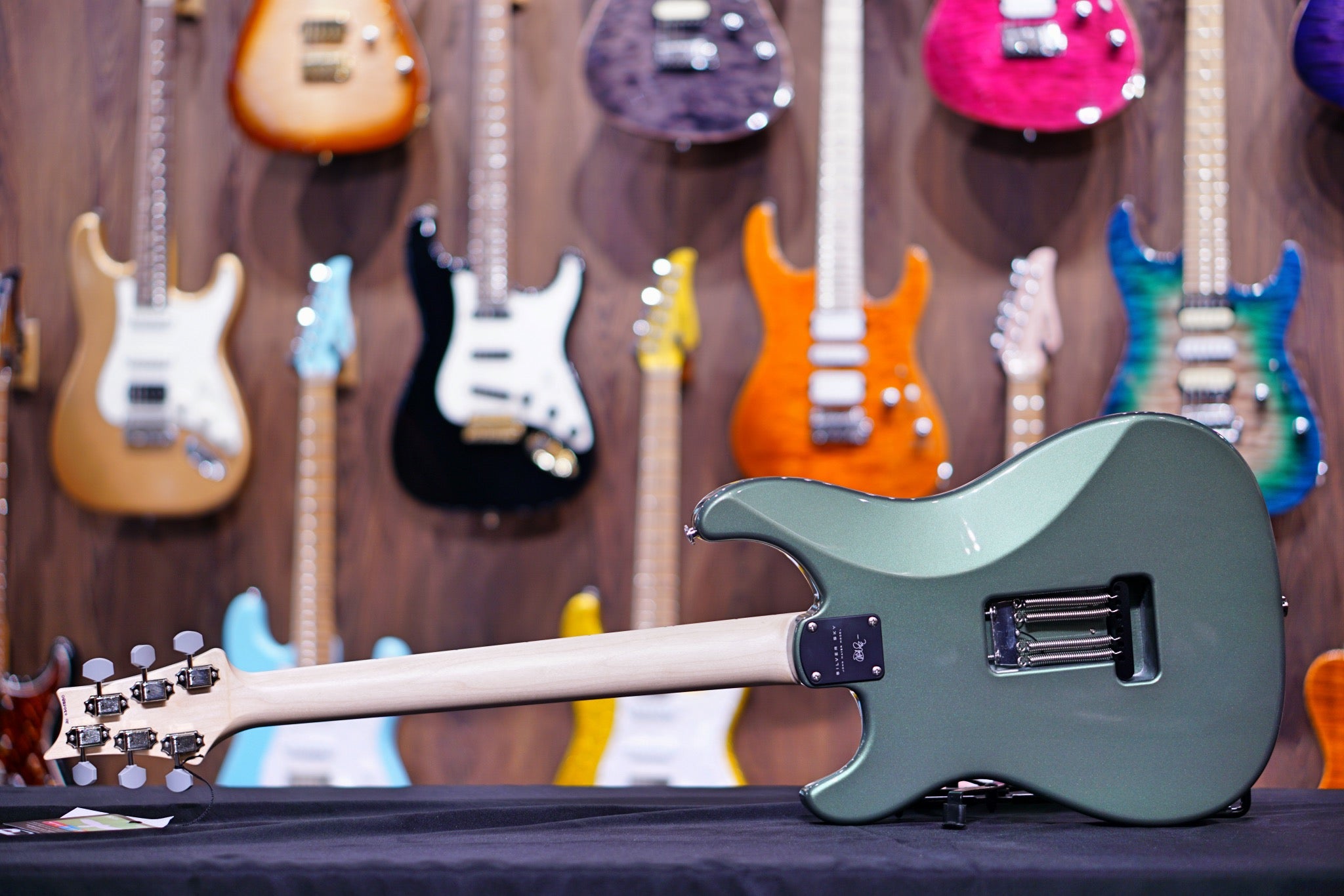 PRS Silver Sky - Orion green Maple - HIENDGUITAR PRS GUITAR
