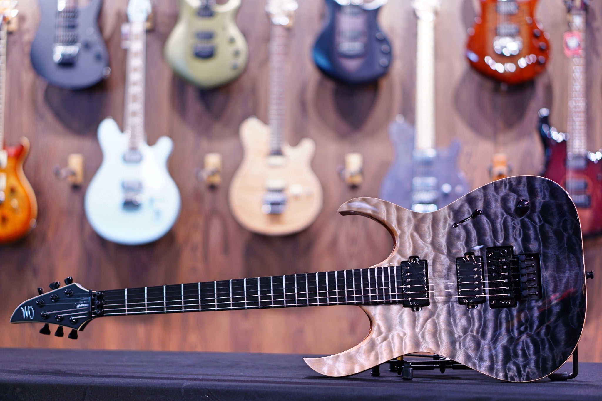 Mayones Duvell Elite Pro 6 5A Quilt Custom color DF2201800 - HIENDGUITAR Mayones GUITAR