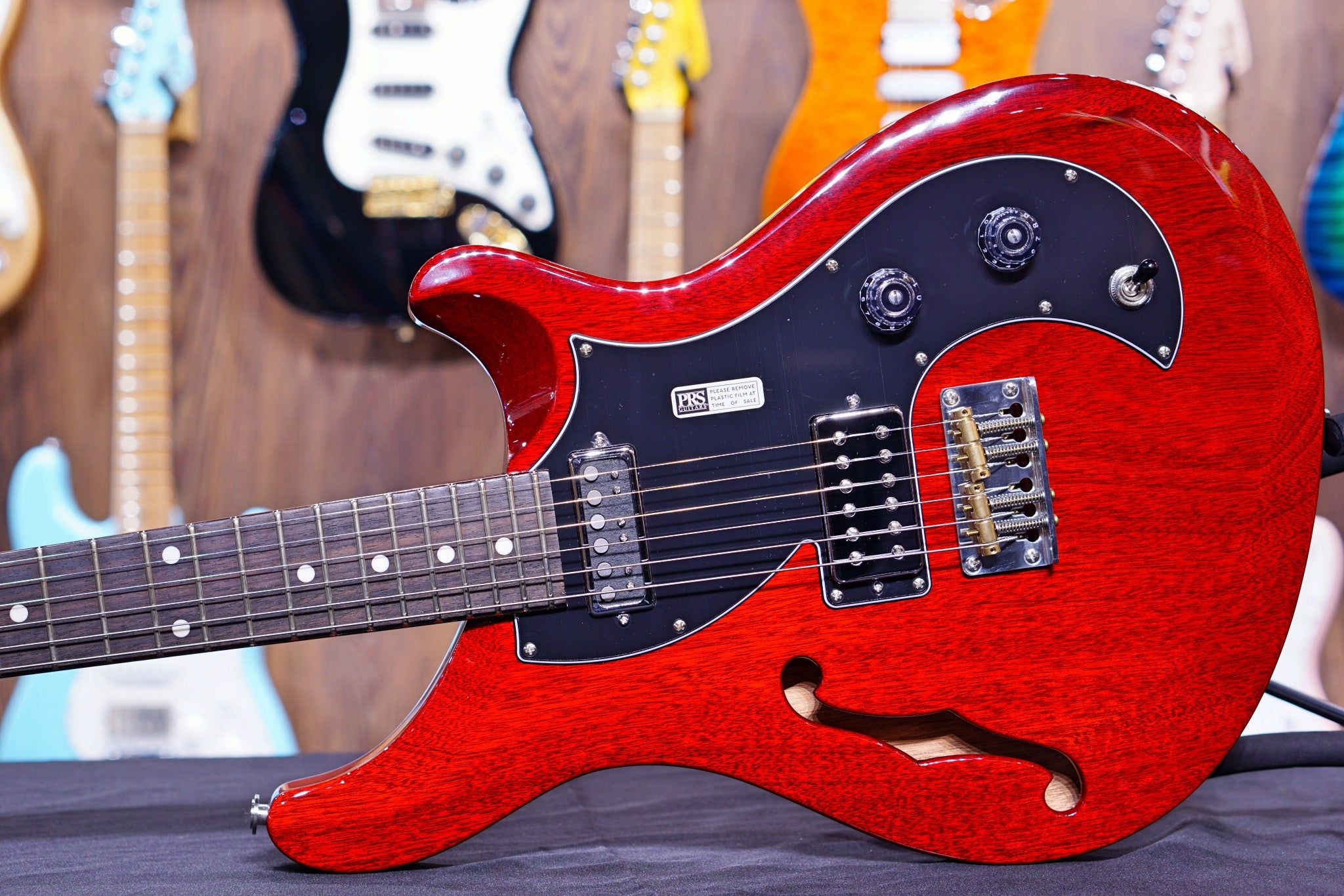 PRS S2 Vela Semi-Hollow - Vintage Cherry S2046017 - HIENDGUITAR PRS GUITAR