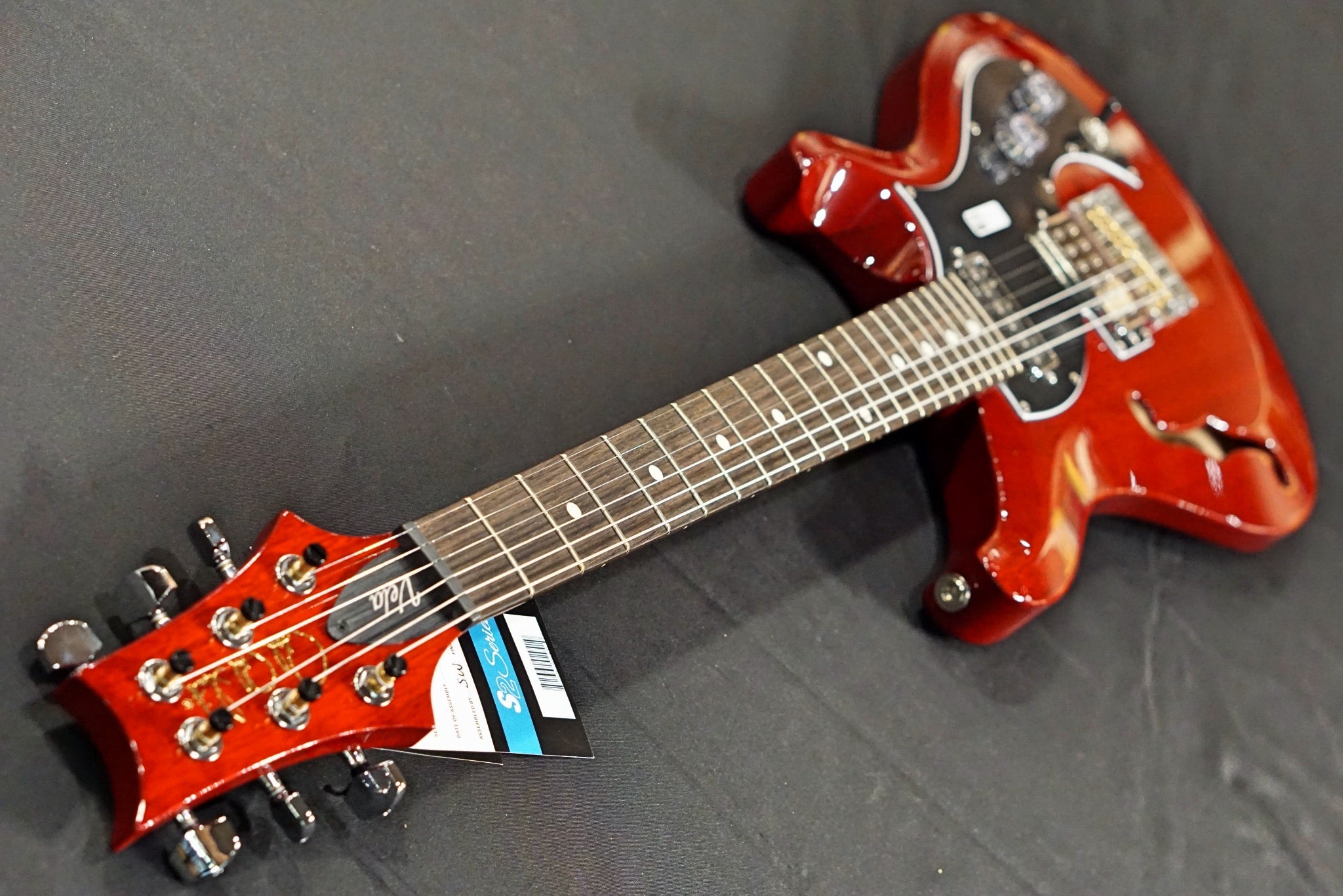 PRS S2 Vela Semi-Hollow - Vintage Cherry S2046017 - HIENDGUITAR PRS GUITAR