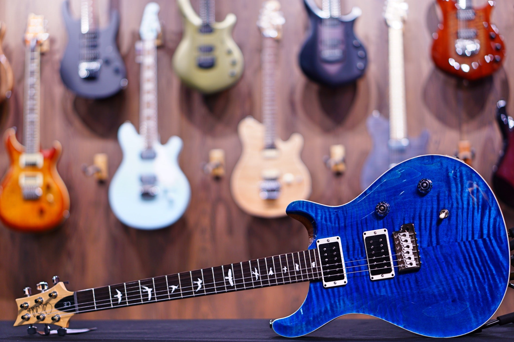 PRS CE24 blue matteo 0335369 - HIENDGUITAR PRS GUITAR