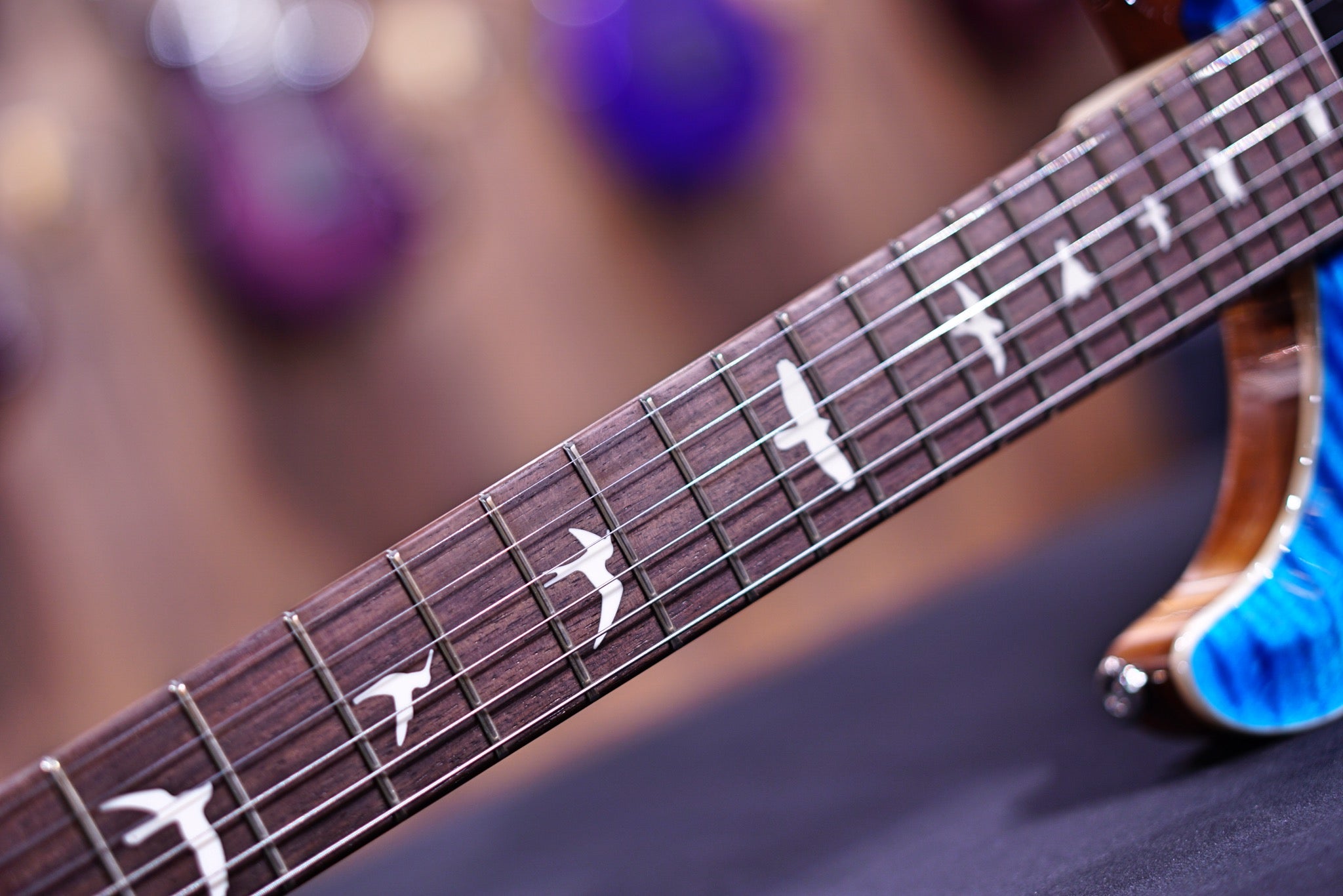 PRS CE24 blue matteo 0335369 - HIENDGUITAR PRS GUITAR