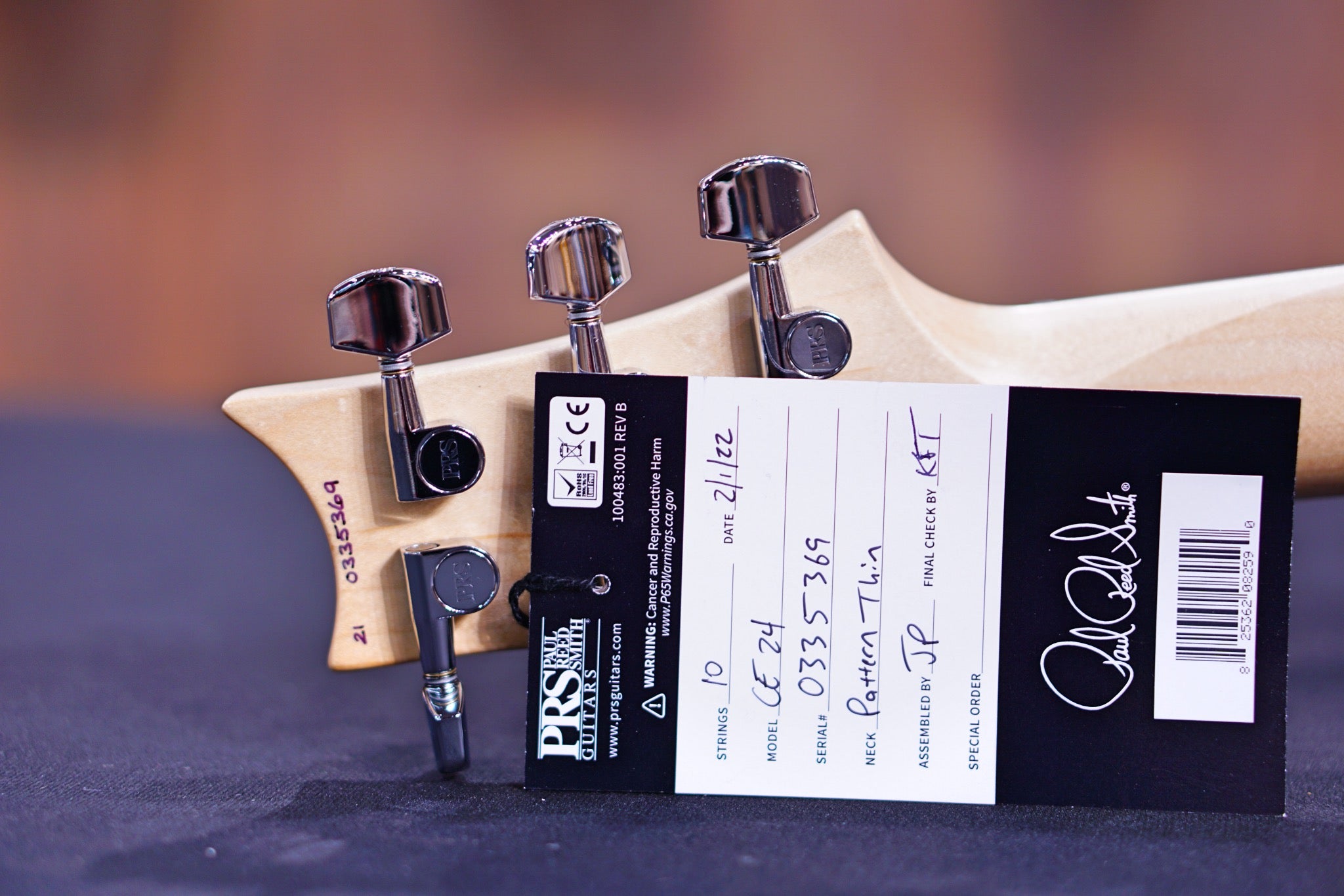 PRS CE24 blue matteo 0335369 - HIENDGUITAR PRS GUITAR