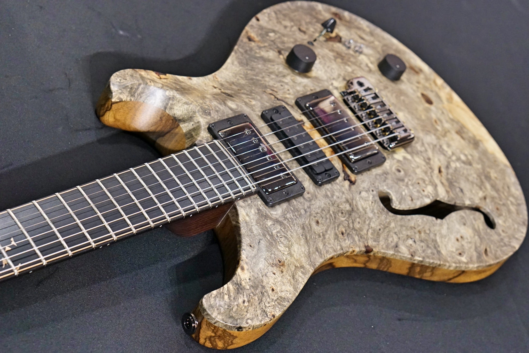 PRS Private stock Special semi hollow buckeye burl birds of a feather #8601 - HIENDGUITAR PRS GUITAR