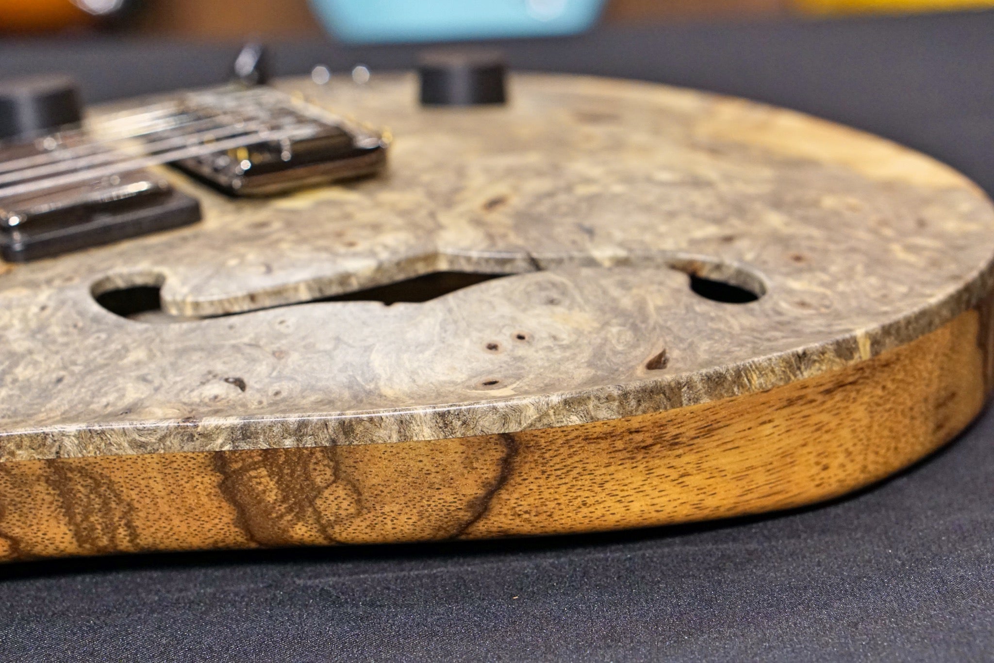 PRS Private stock Special semi hollow buckeye burl birds of a feather #8601 - HIENDGUITAR PRS GUITAR