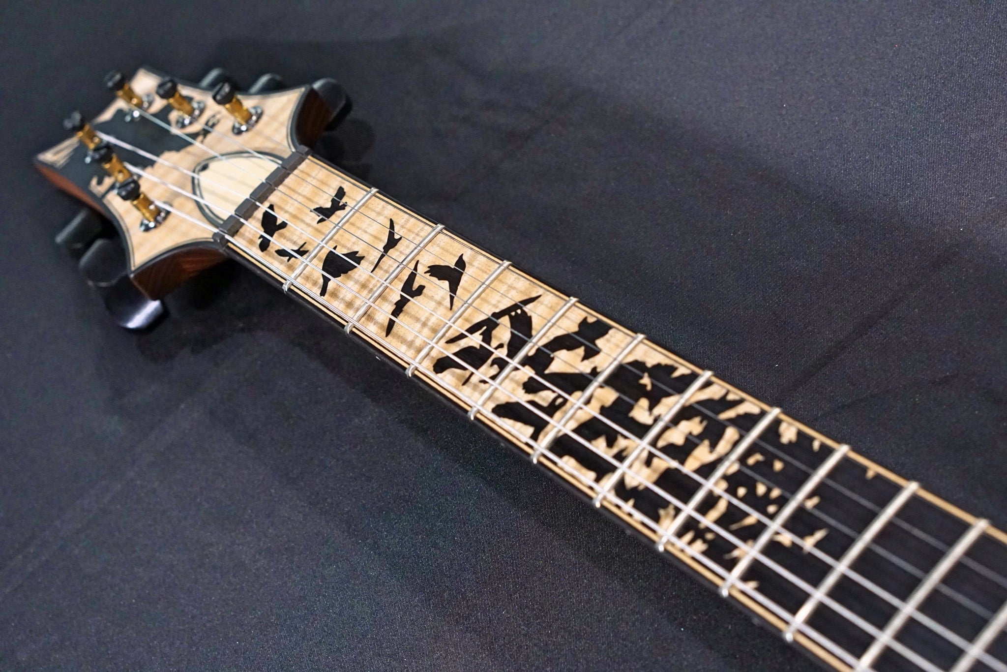 PRS Private stock Special semi hollow buckeye burl birds of a feather #8601 - HIENDGUITAR PRS GUITAR