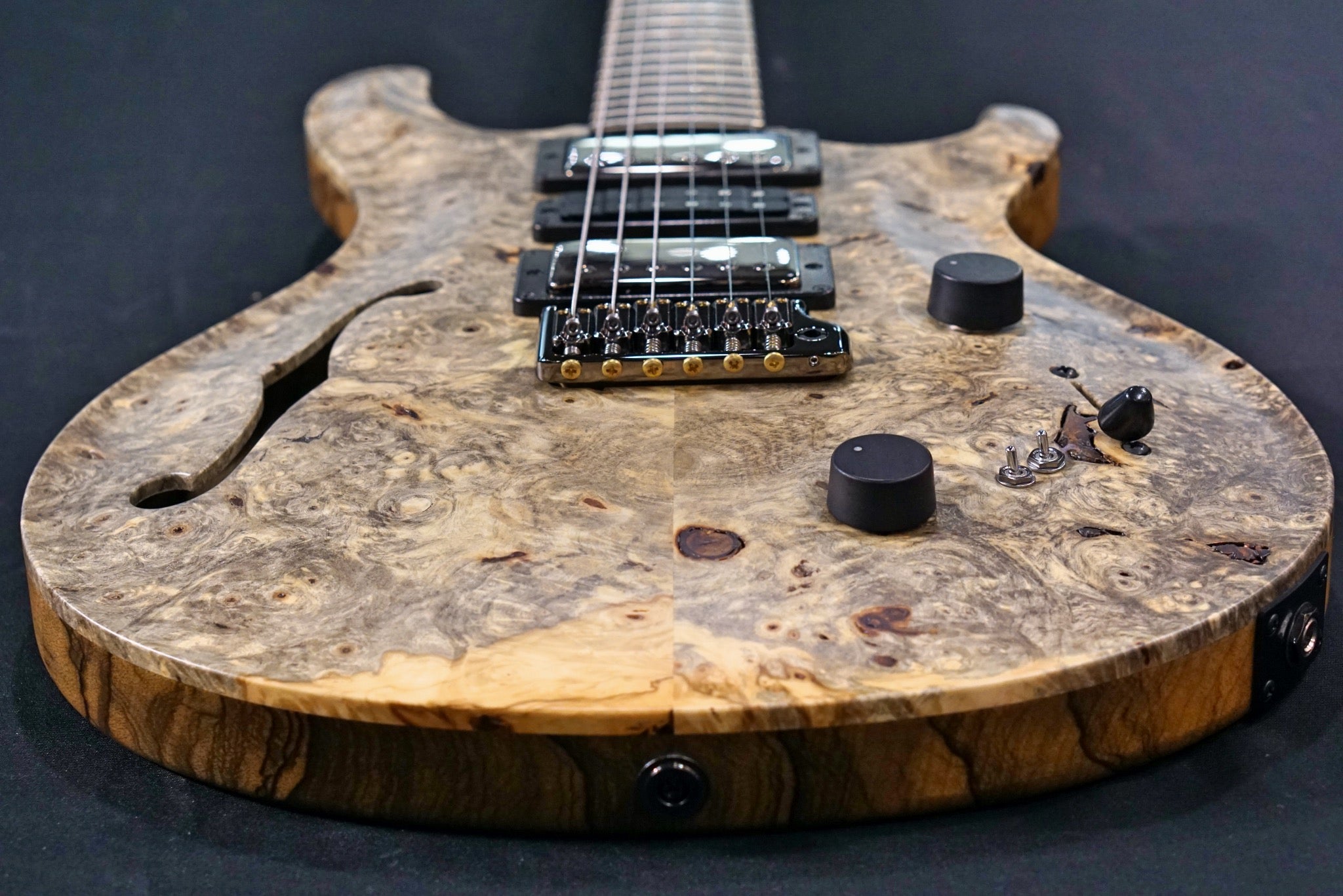 PRS Private stock Special semi hollow buckeye burl birds of a feather #8601 - HIENDGUITAR PRS GUITAR