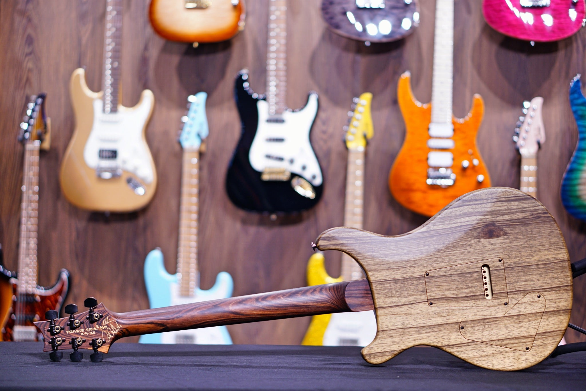 PRS Private stock Special semi hollow buckeye burl birds of a feather #8601 - HIENDGUITAR PRS GUITAR