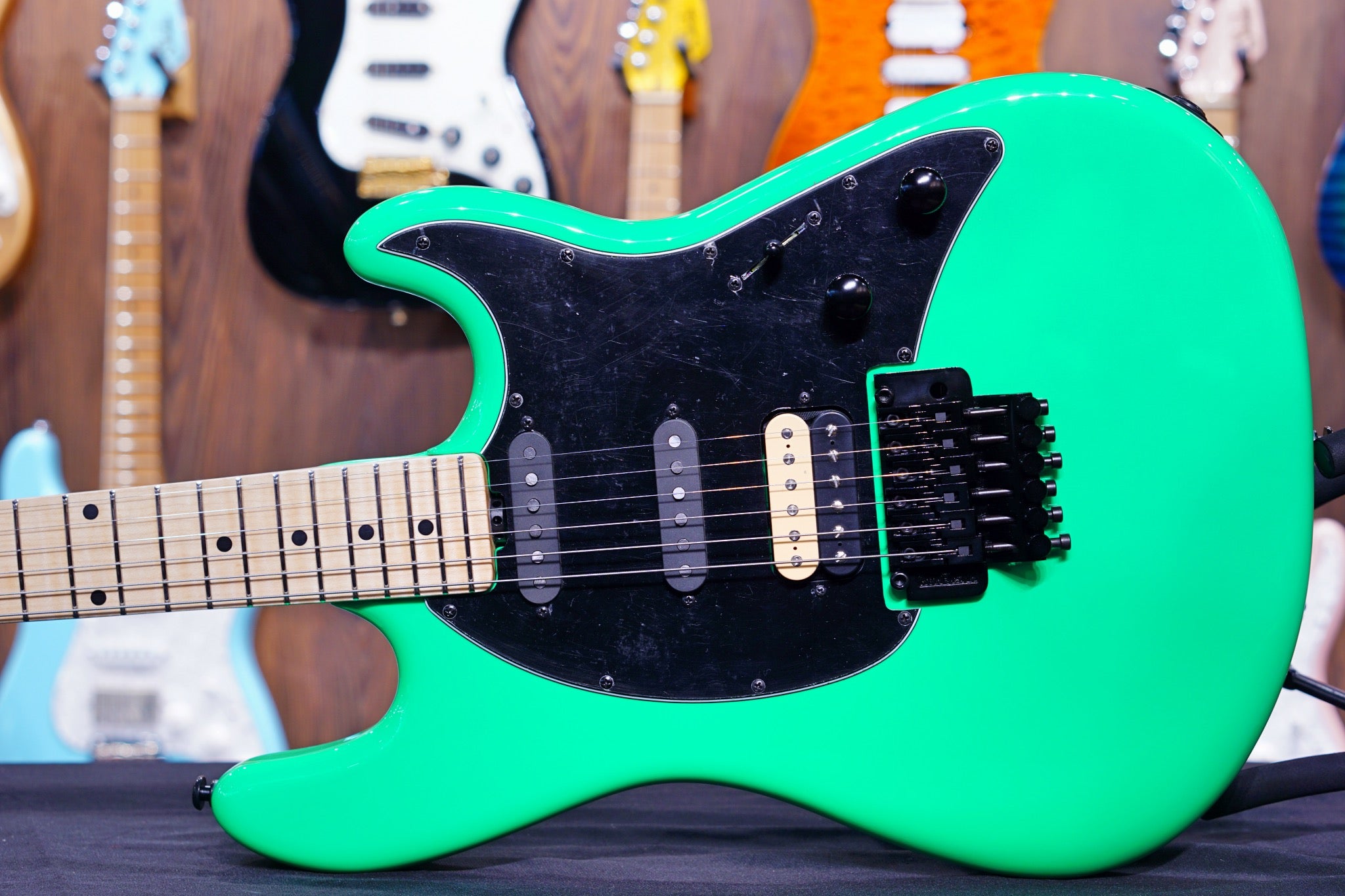 Ernie Ball Music Man BFR Cutlass HSS - Lime G91920 - HIENDGUITAR Musicman GUITAR