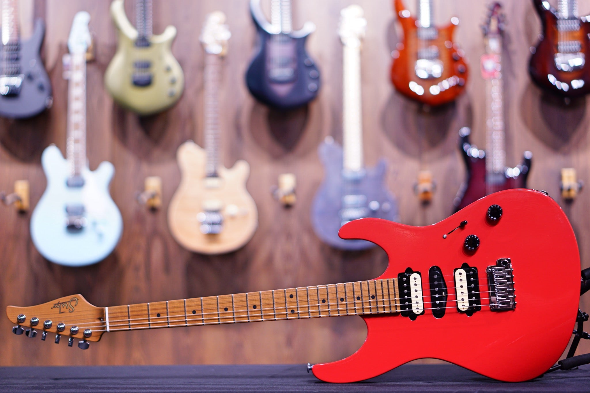 Suhr Modern antique fiesta red Hiend spec 67459 - HIENDGUITAR SUHR GUITAR
