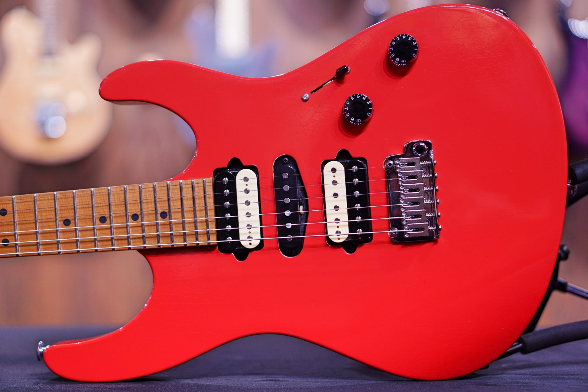Suhr Modern antique fiesta red Hiend spec 67459 - HIENDGUITAR SUHR GUITAR