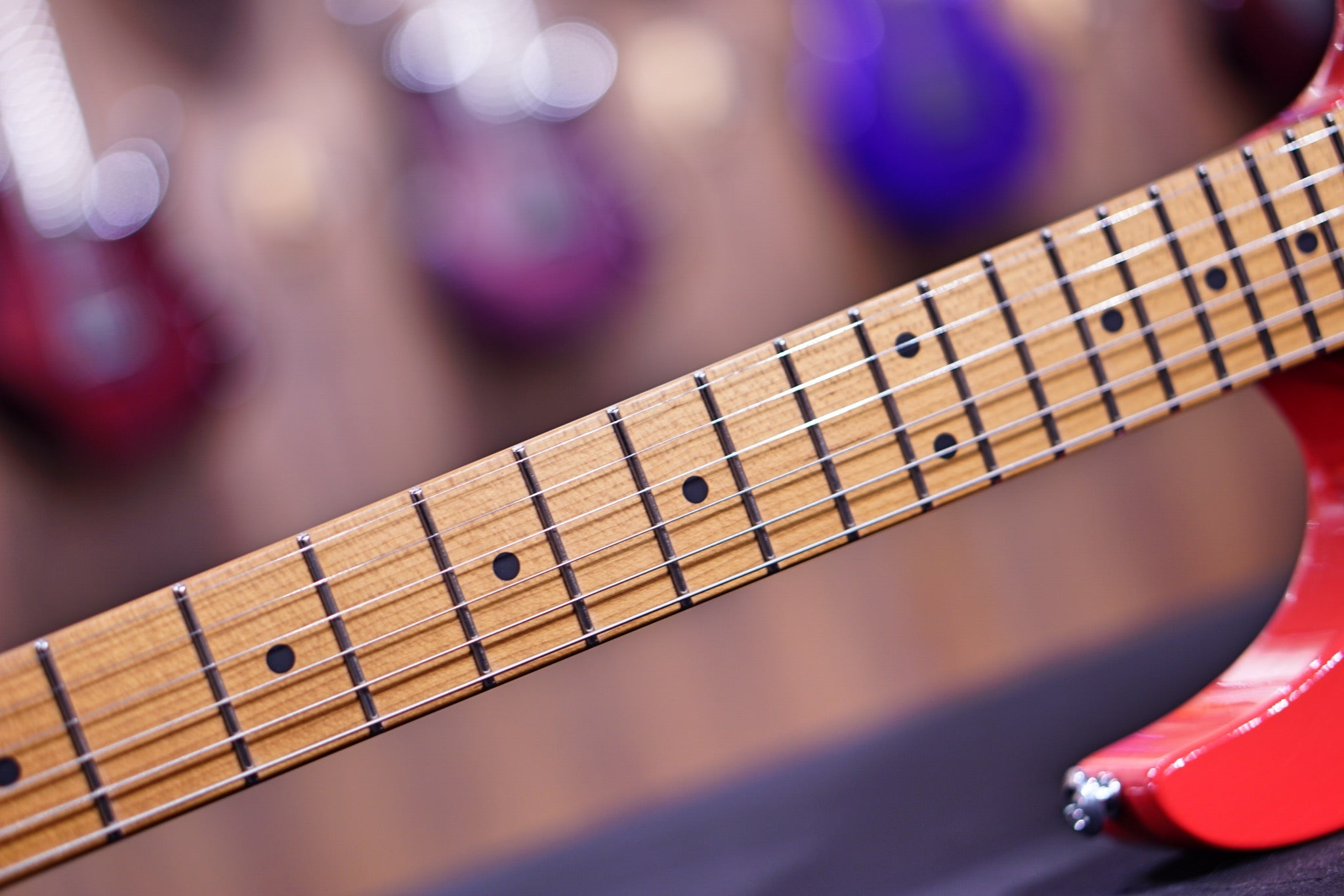 Suhr Modern antique fiesta red Hiend spec 67459 - HIENDGUITAR SUHR GUITAR