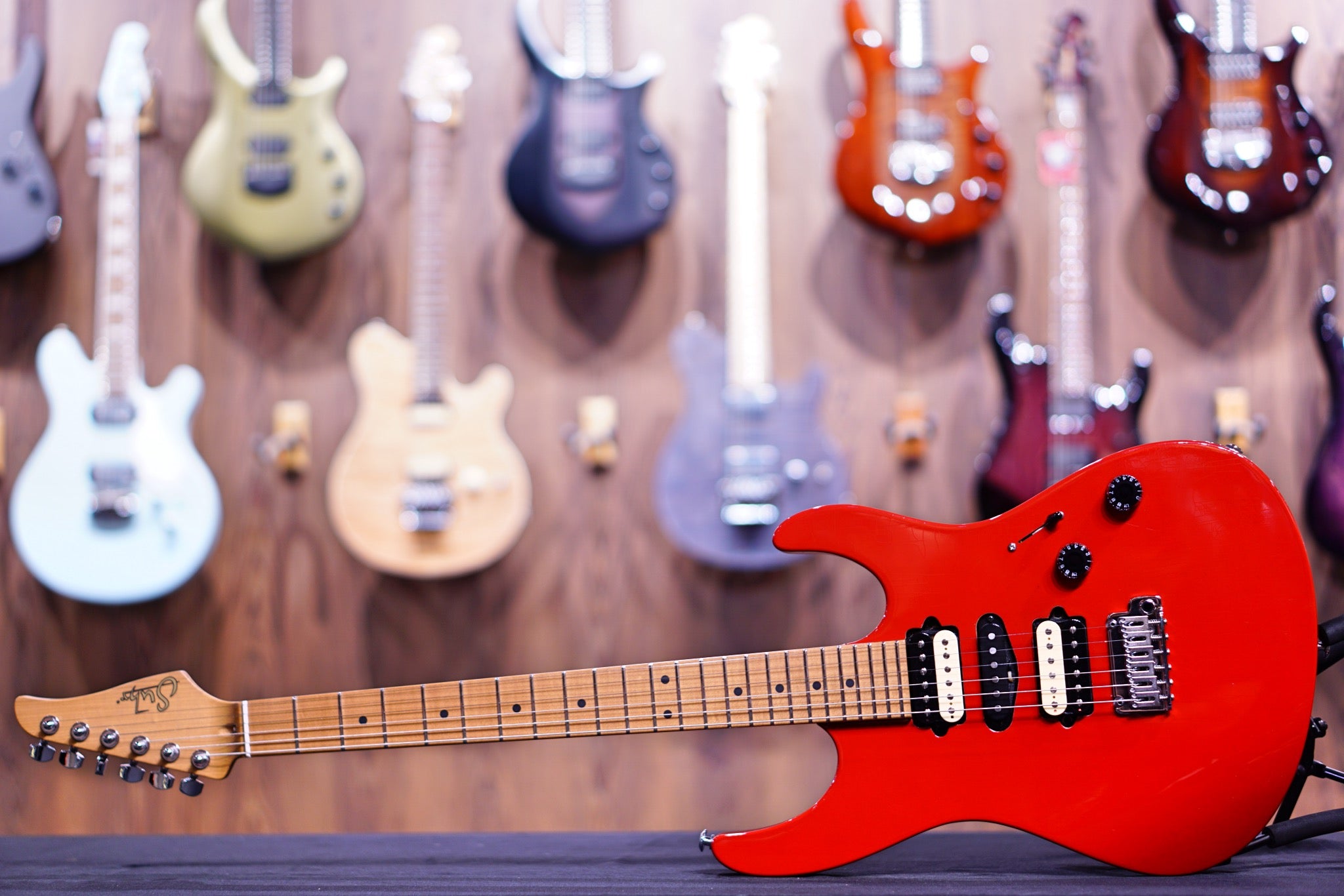 Suhr Modern antique dakota red Hiend spec 67456 - HIENDGUITAR SUHR GUITAR