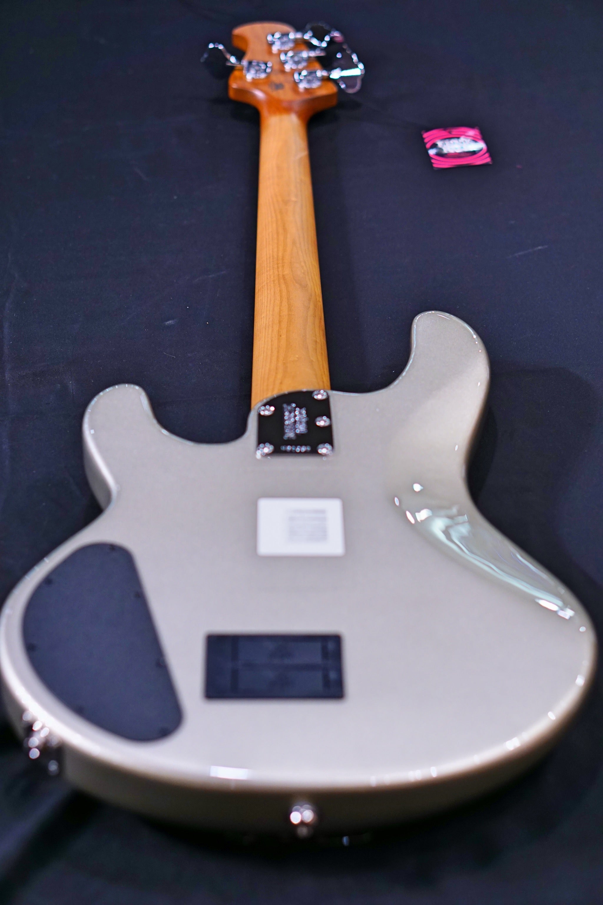 Ernie Ball Music Man StingRay Special 4 HH Bass Guitar - Ghostwood F90362 - HIENDGUITAR Musicman bass