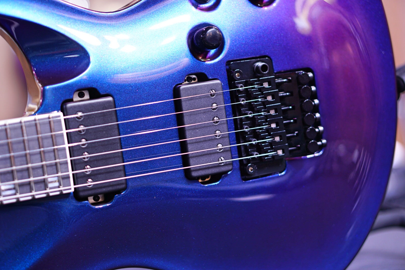 ESP Original Horizon III Maziora Cyan/Purple E0401212 - HIENDGUITAR esp GUITAR