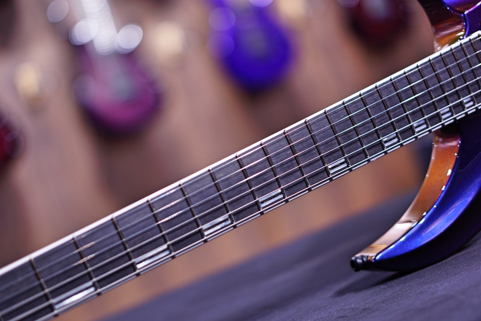 ESP Original Horizon III Maziora Cyan/Purple E0401212 - HIENDGUITAR esp GUITAR