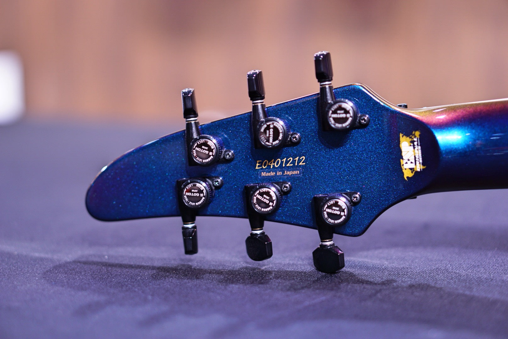 ESP Original Horizon III Maziora Cyan/Purple E0401212 - HIENDGUITAR esp GUITAR