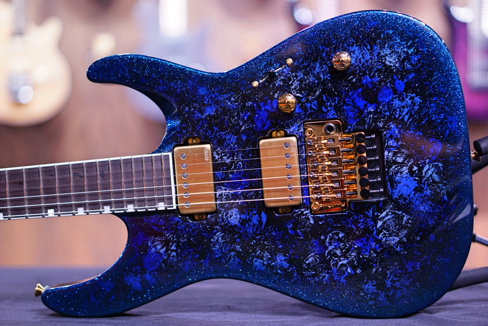 ESP ORIGINAL M-II CTM TANZANITE E4380212 - HIENDGUITAR ESP GUITAR