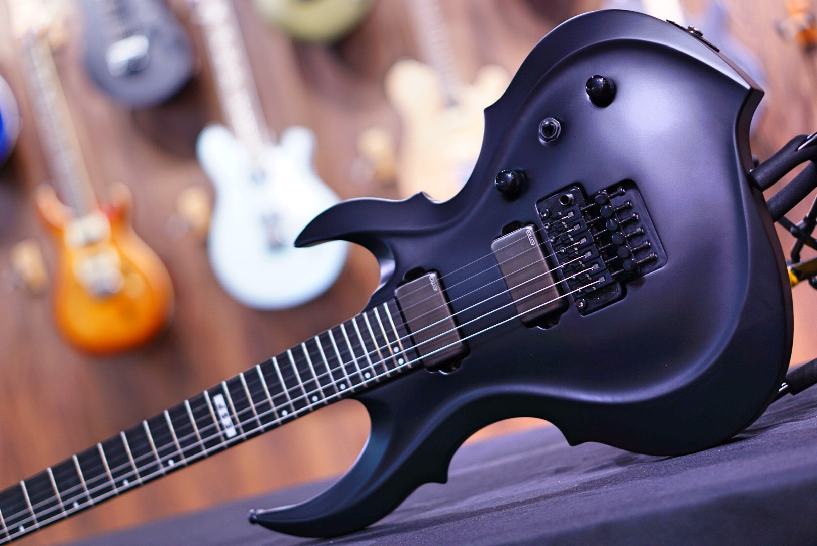 ESP E-II E FRX BLACK SATIN ES6304203 - HIENDGUITAR E-II GUITAR
