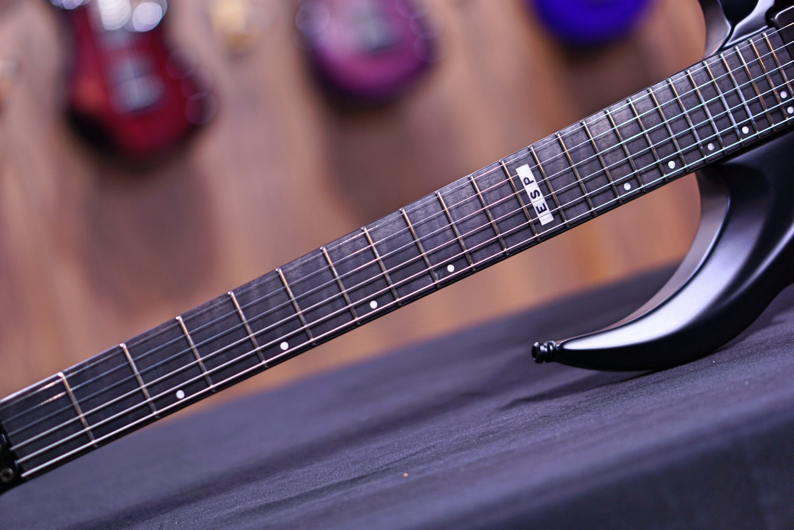 ESP E-II E FRX BLACK SATIN ES6304203 - HIENDGUITAR E-II GUITAR