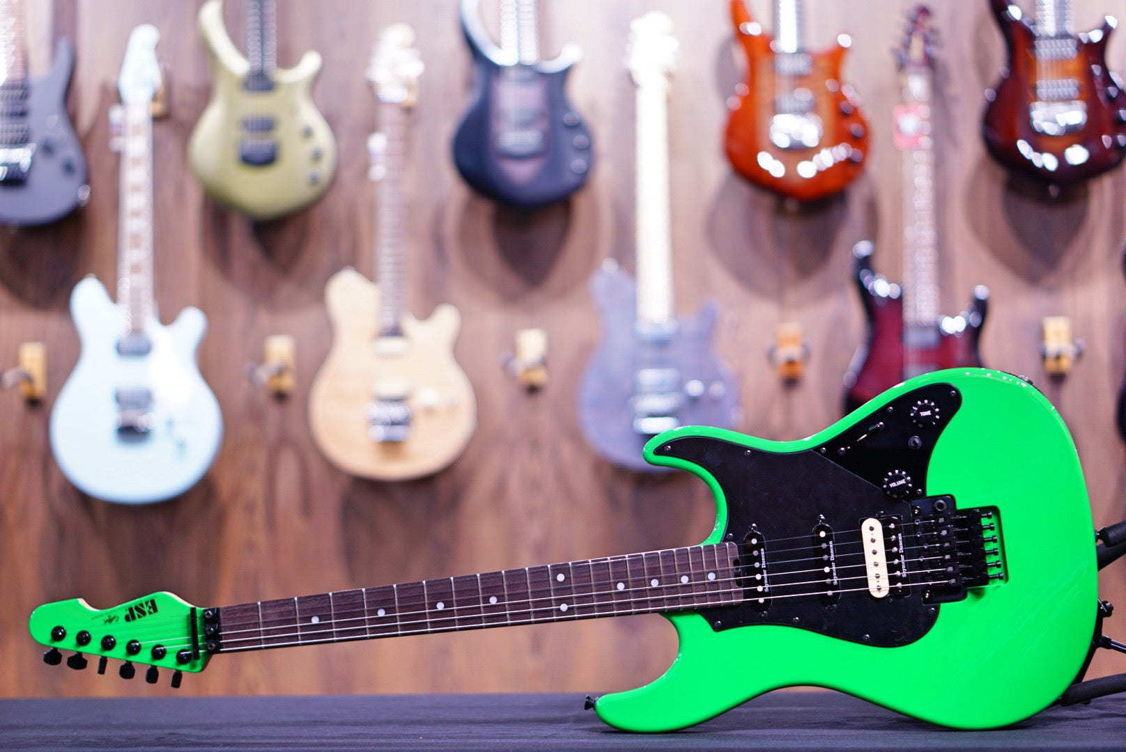 ESP Original SNAPPER FR Neon green E9380212 - HIENDGUITAR esp GUITAR