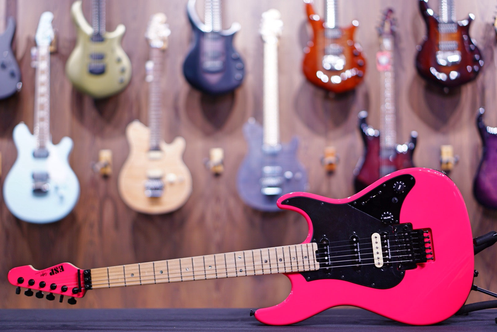 ESP Original SNAPPER FR Neon pink E0490212 - HIENDGUITAR esp GUITAR