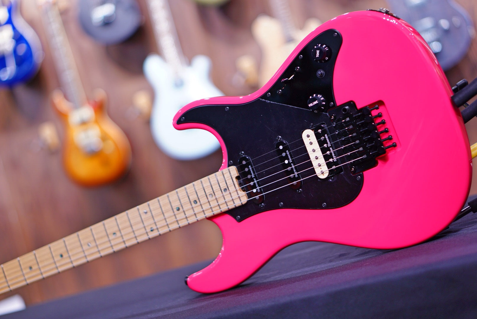 ESP Original SNAPPER FR Neon pink E0490212 - HIENDGUITAR esp GUITAR